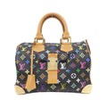 Louis Vuitton Black Coated Canvas Boston Bag