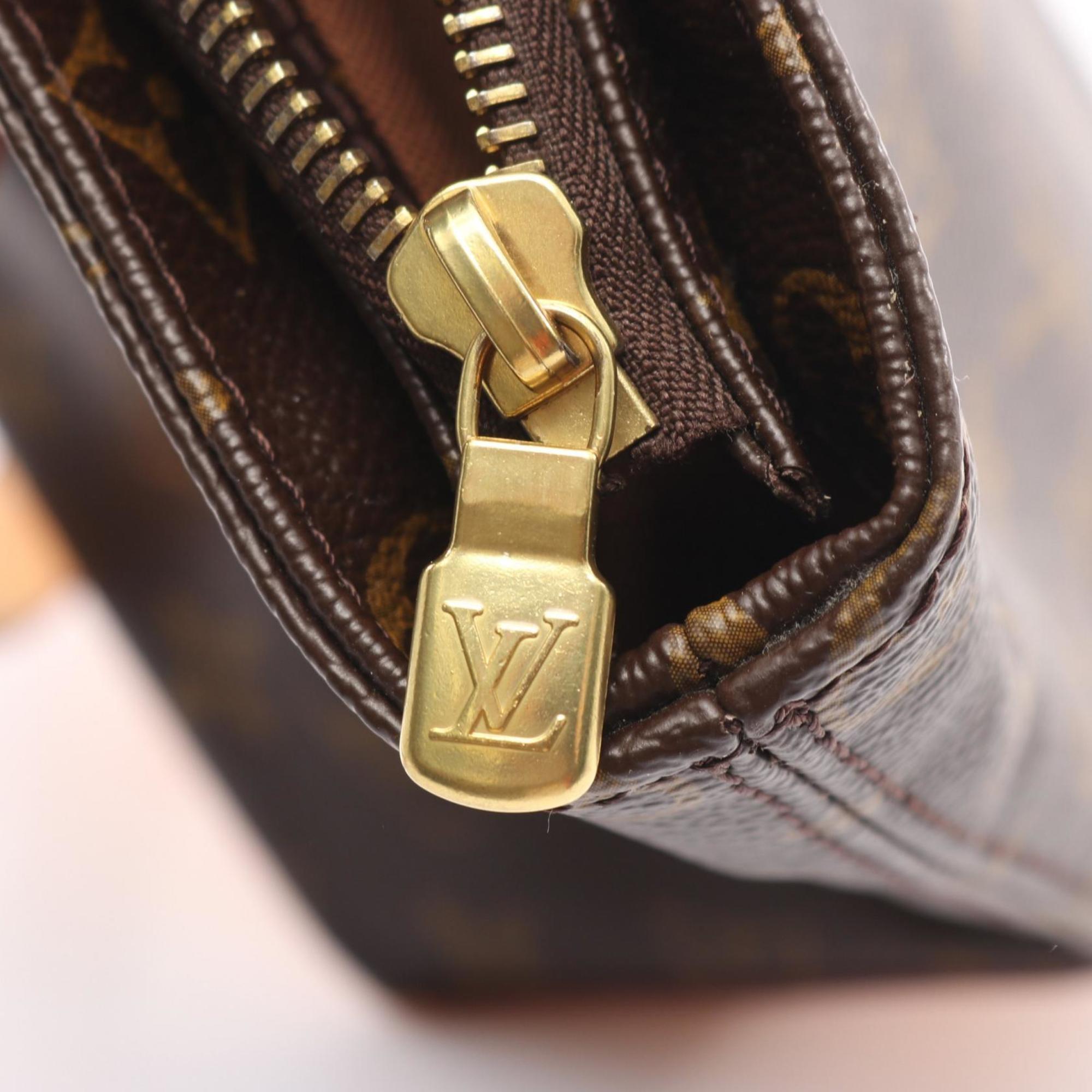 Louis Vuitton Brown Coated Canvas Pvc Monogram Leather Shoulder Bag
