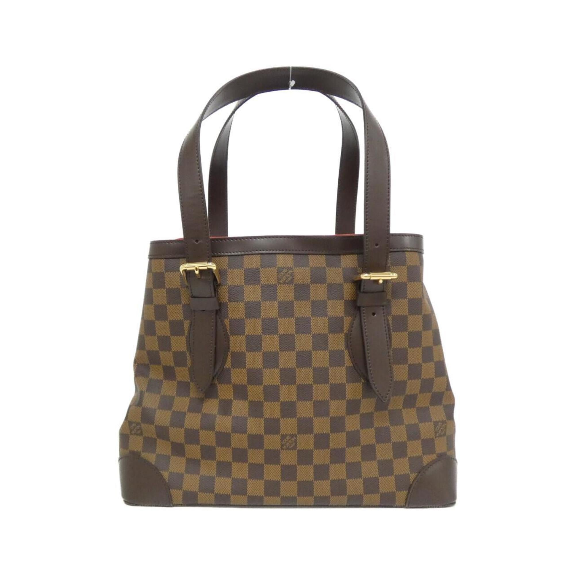 Louis Vuitton Brown Coated Canvas Handbag