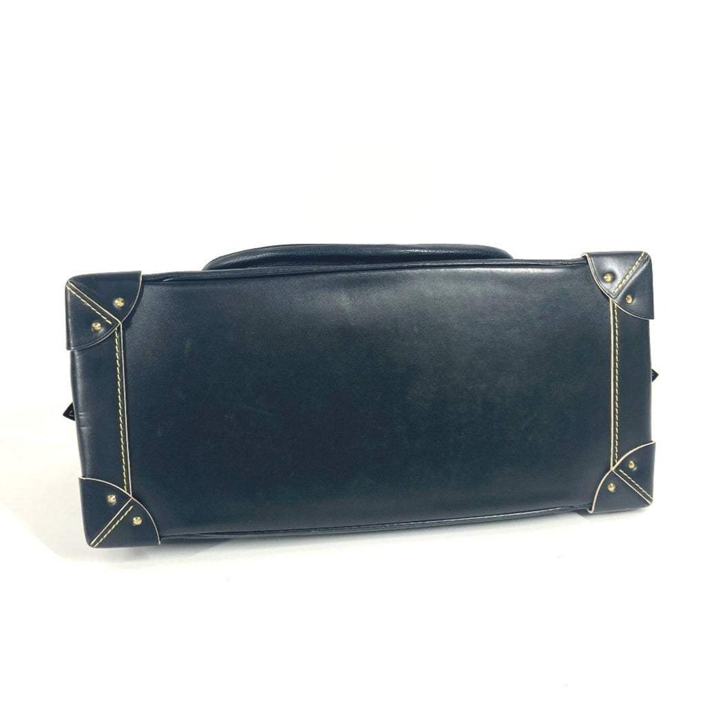 Louis Vuitton Suhali Black Noir Suhali Leather Boston Bag Handbag Shoulder Bag