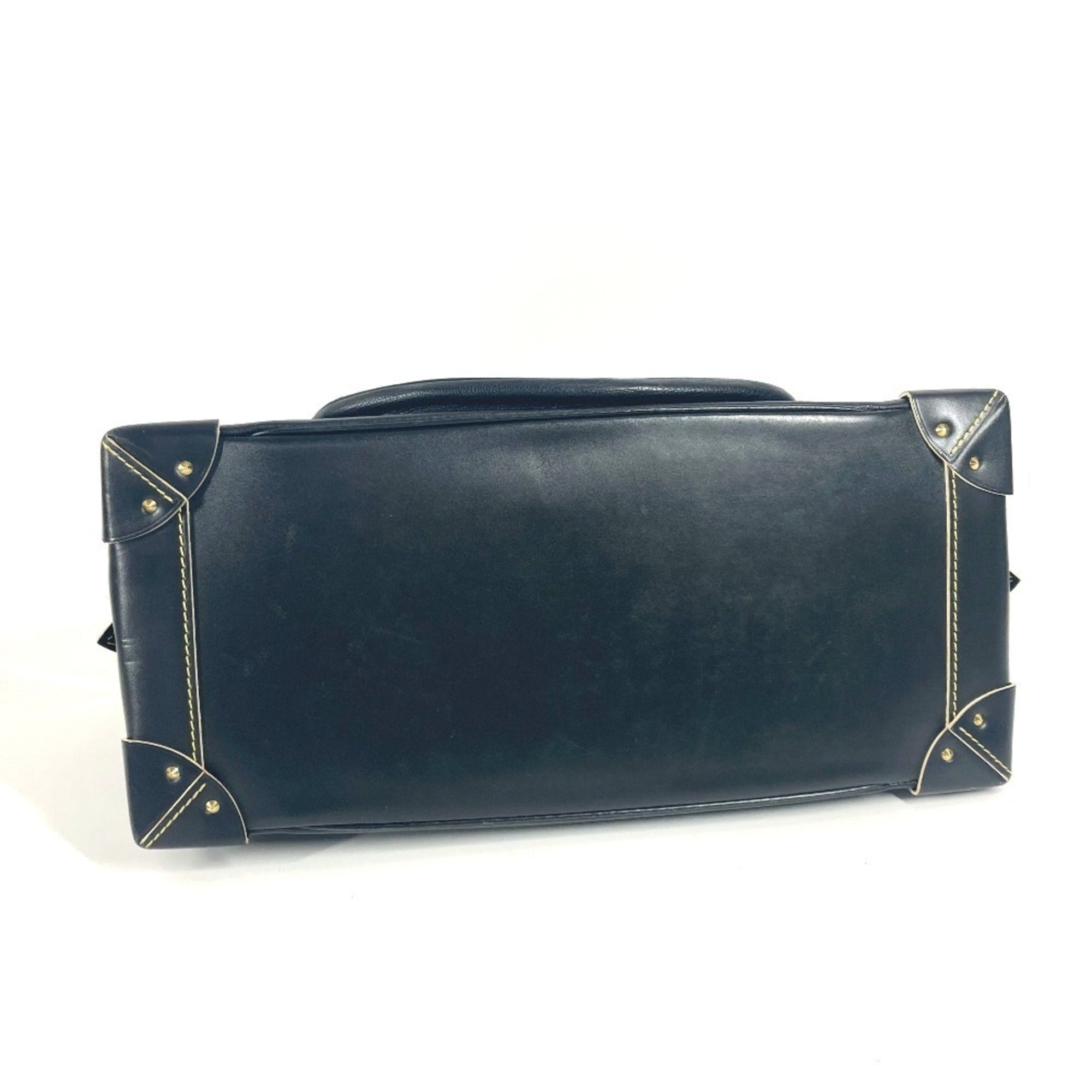 Louis Vuitton Suhali Black Noir Suhali Leather Boston Bag Handbag Shoulder Bag