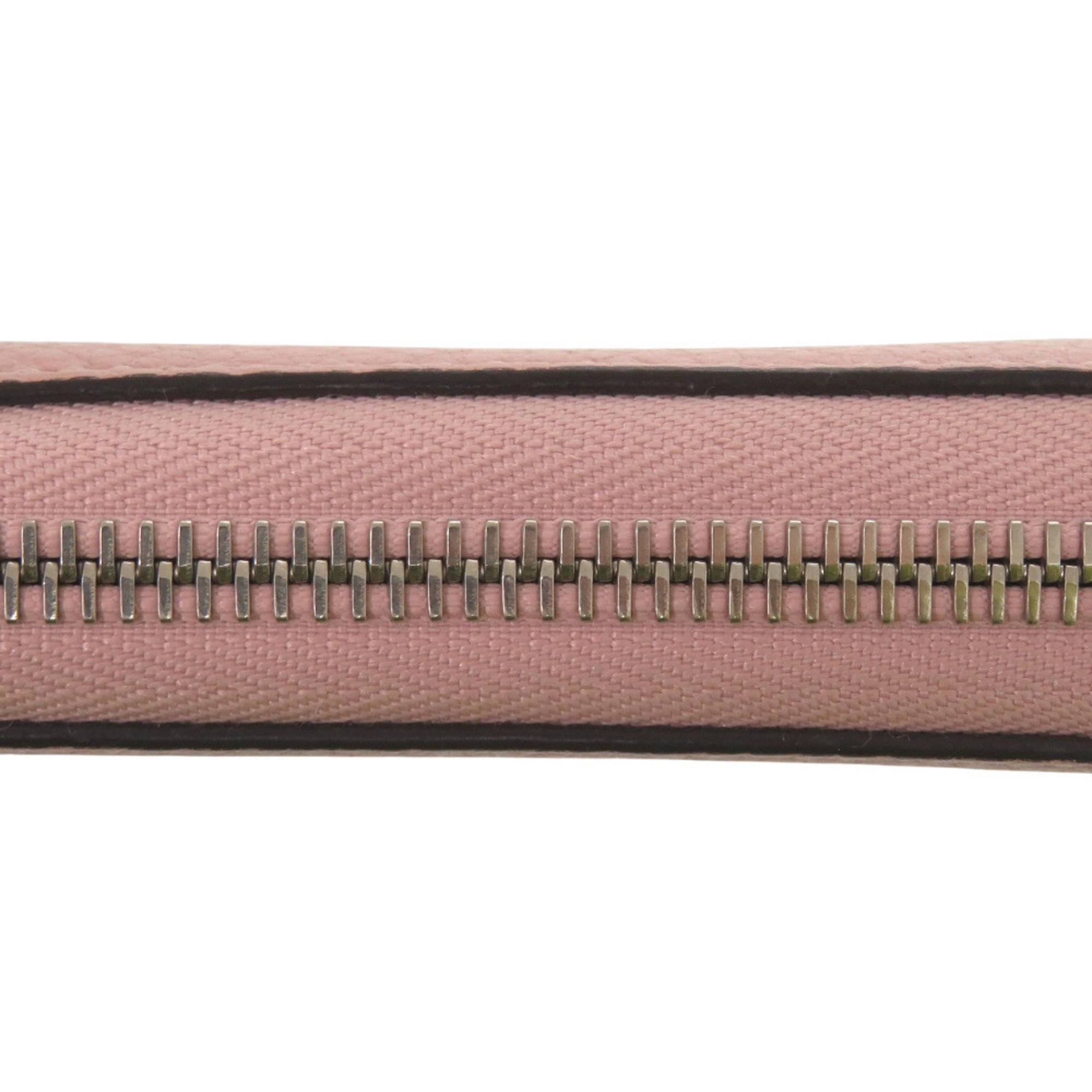 Louis Vuitton Magnolia Pink Leather Long Wallet