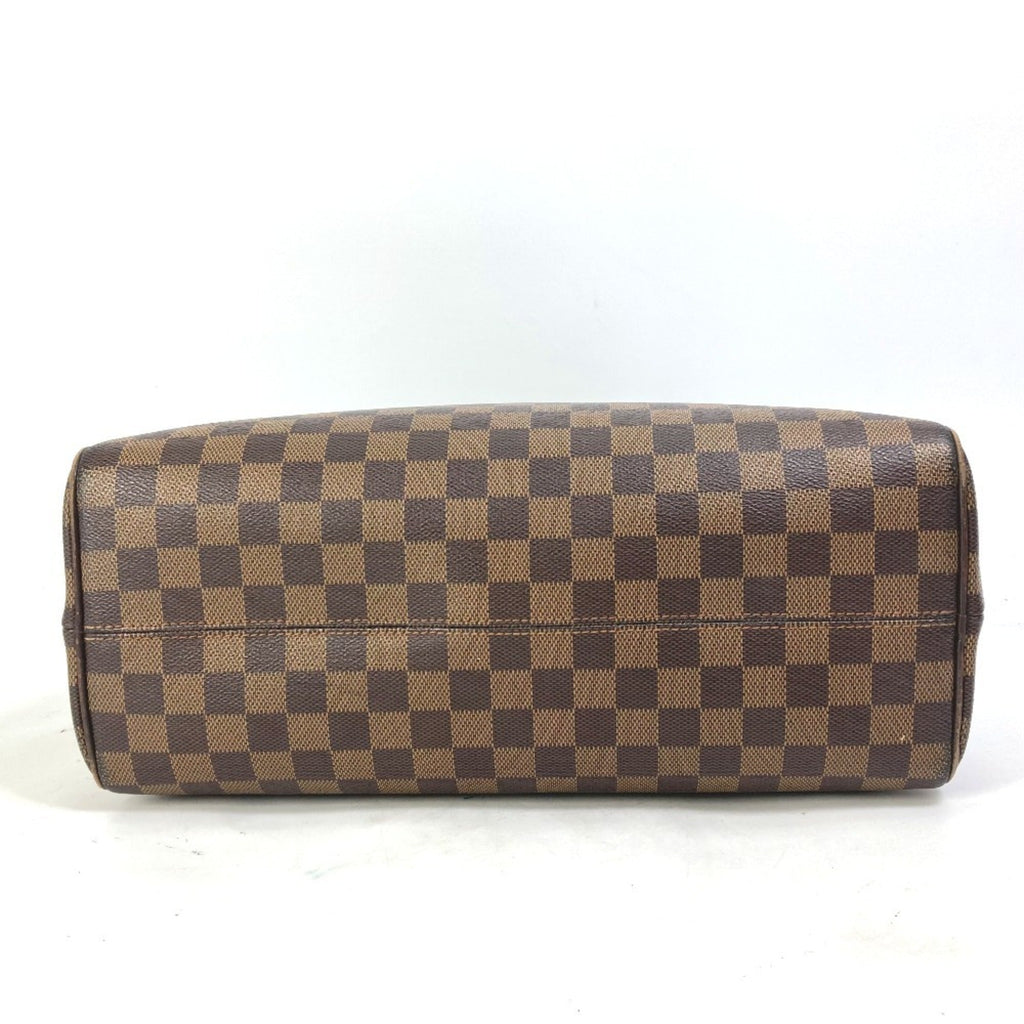 Louis Vuitton Damier Brown Ebene Damier Canvas Boston Bag Handbag Shoulder Bag