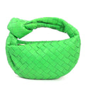 Bottega Veneta Green Leather Handbag