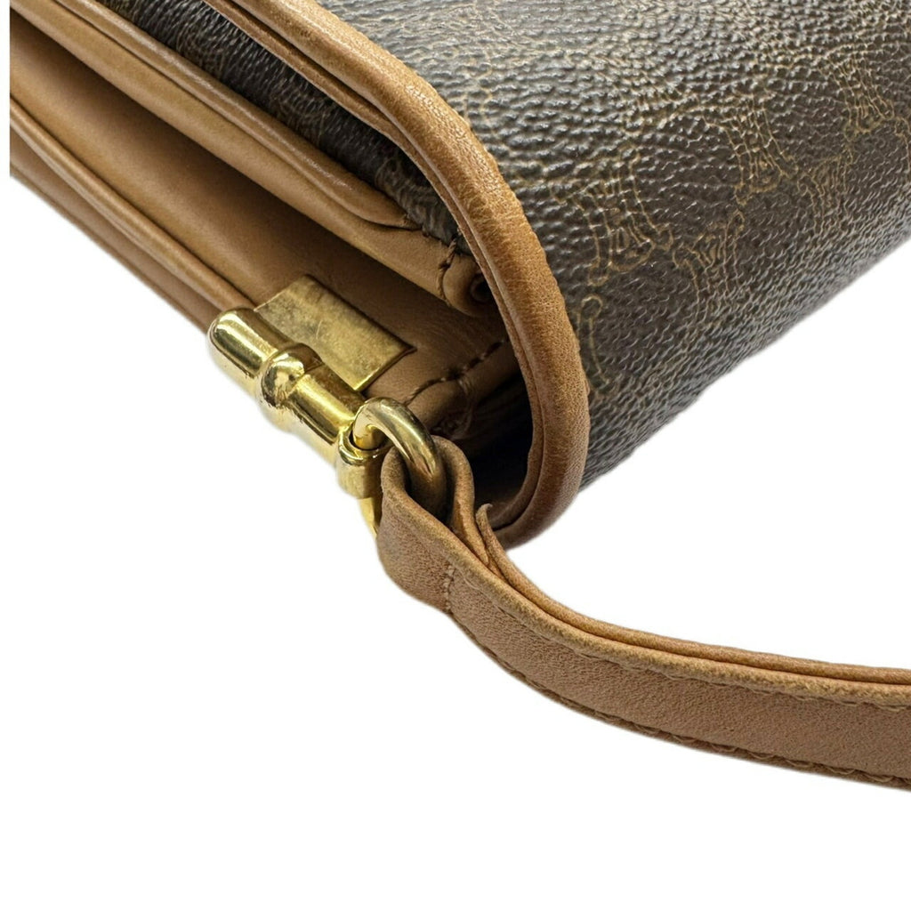 Celine Brown Pvc Shoulder Bag