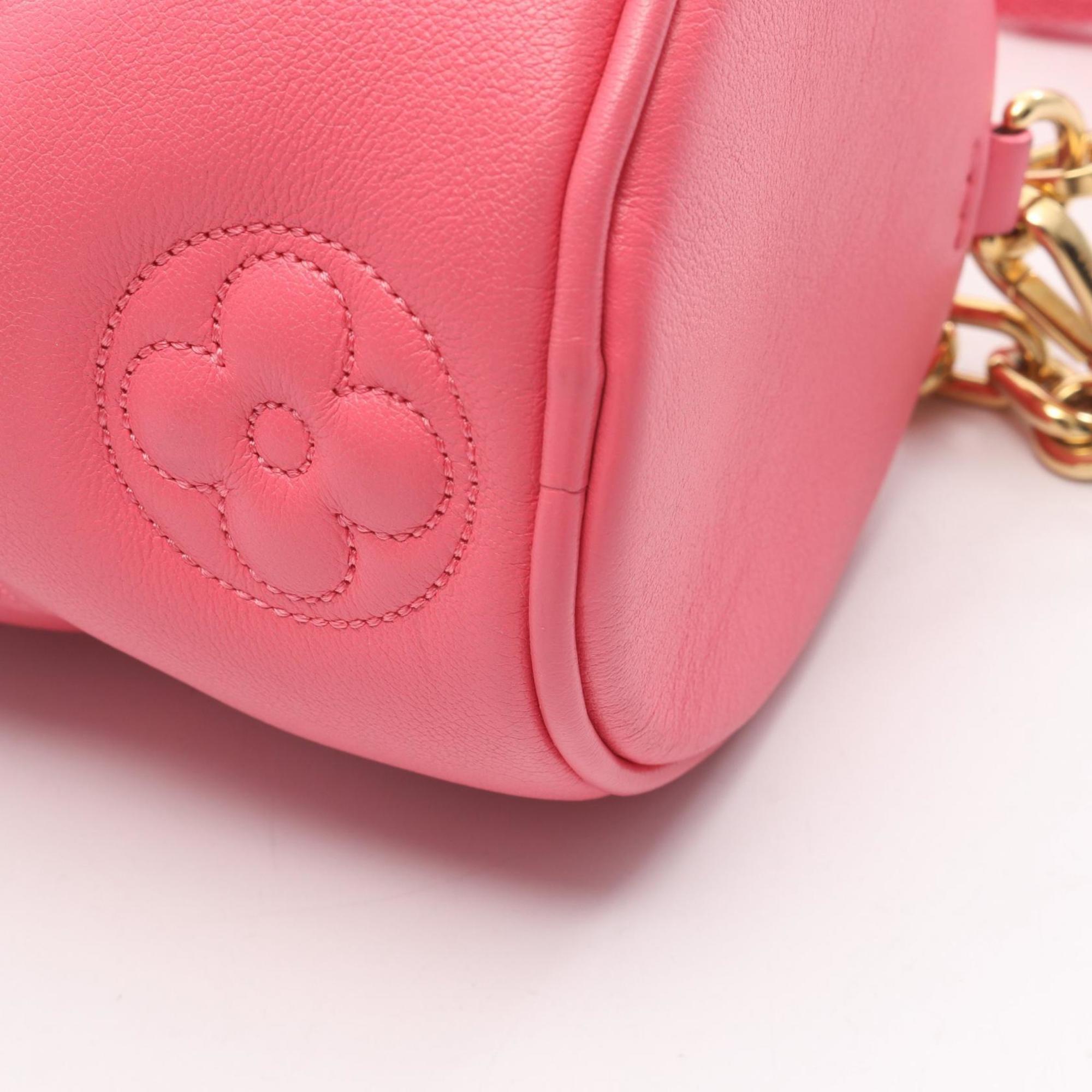 Louis Vuitton Pink Leather Handbag