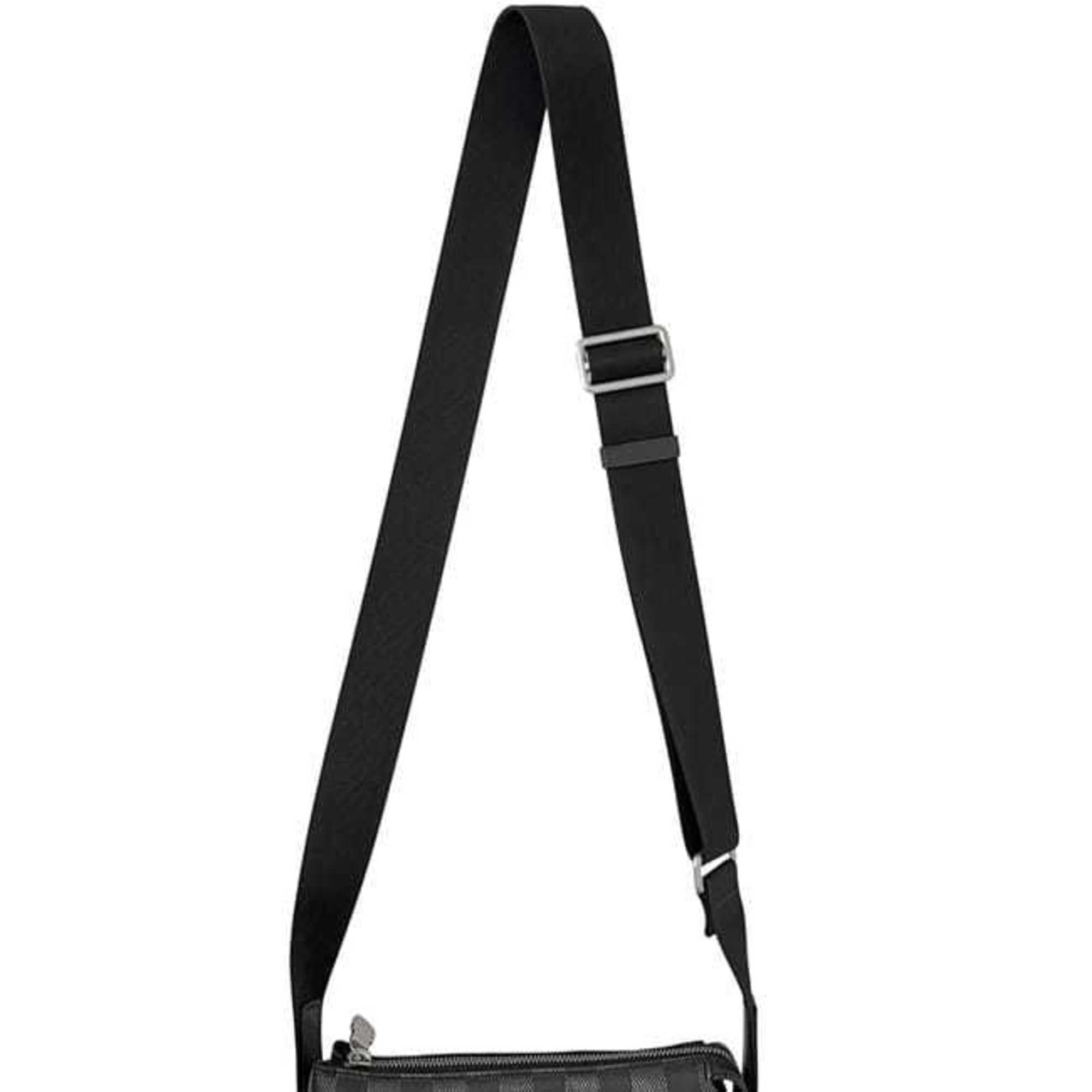 Louis Vuitton Black Damier Infini Leather Shoulder Bag