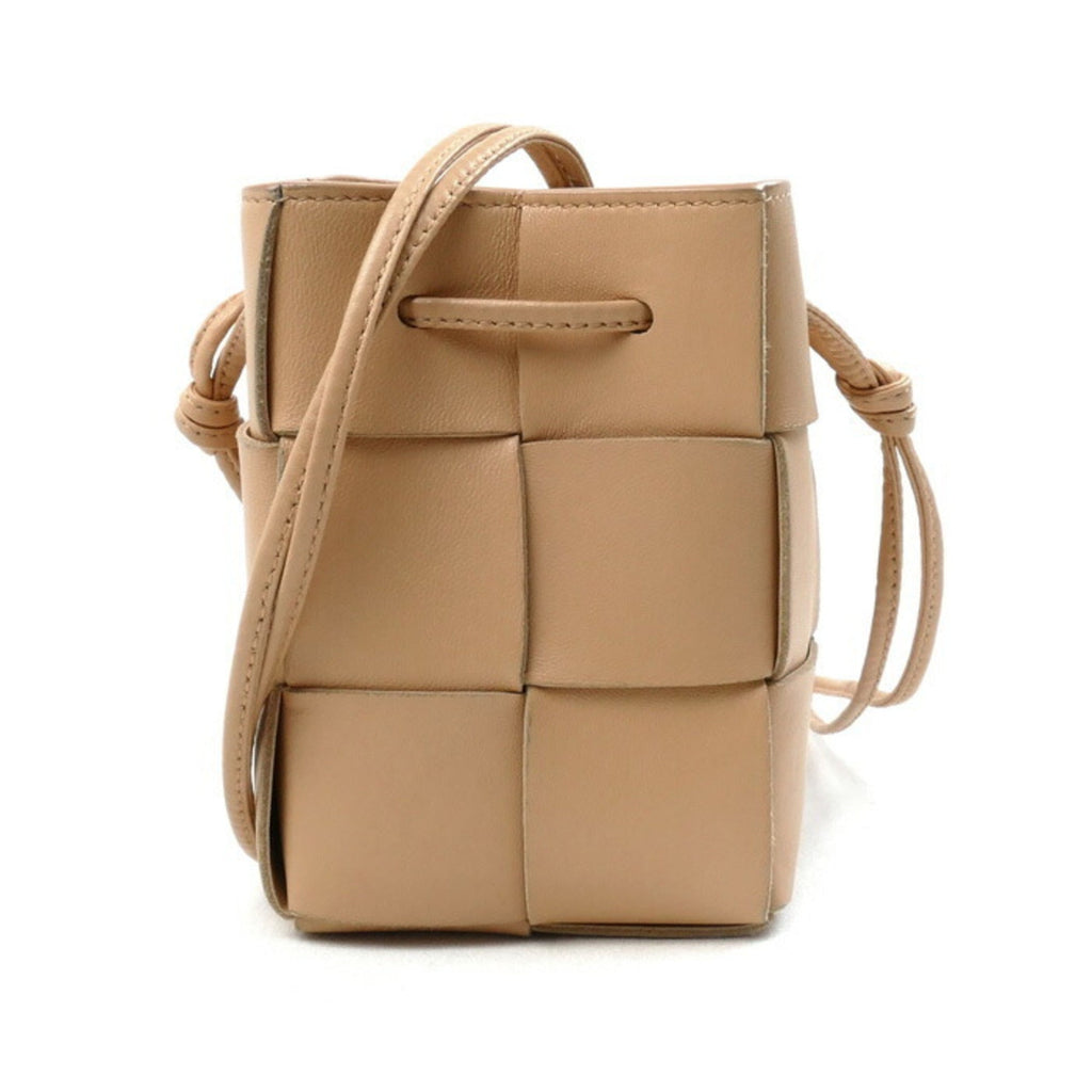 Bottega Veneta Beige Leather Shoulder Bag