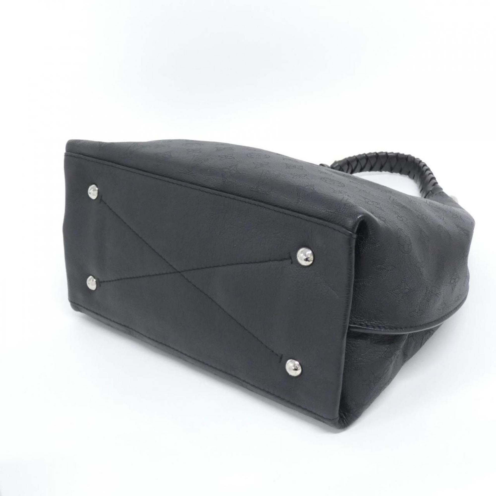 Louis Vuitton Black Leather Shoulder Bag