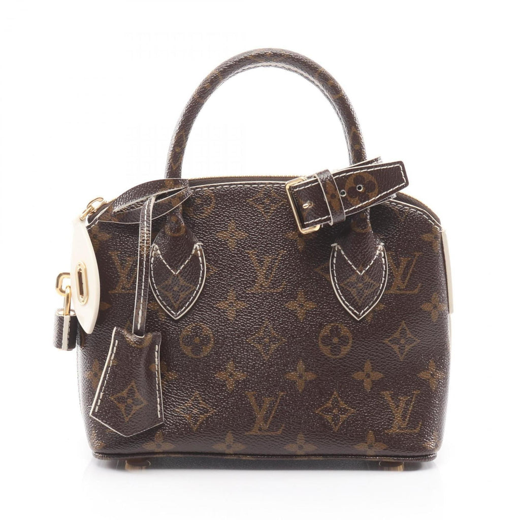Louis Vuitton Brown Coated Canvas Handbag
