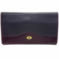 Gucci Bordeaux Leather Long Wallet (Bi-Fold) (Pre-Owned)