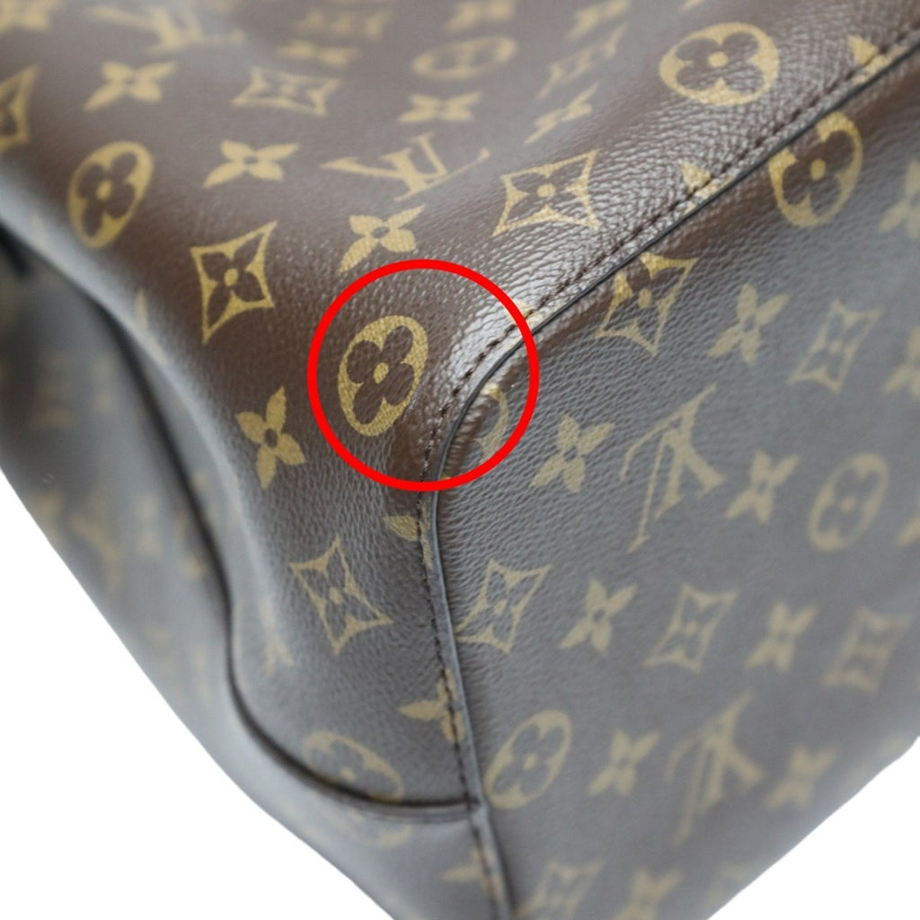 Louis Vuitton Brown Noir Monogram Canvas Shoulder Bag