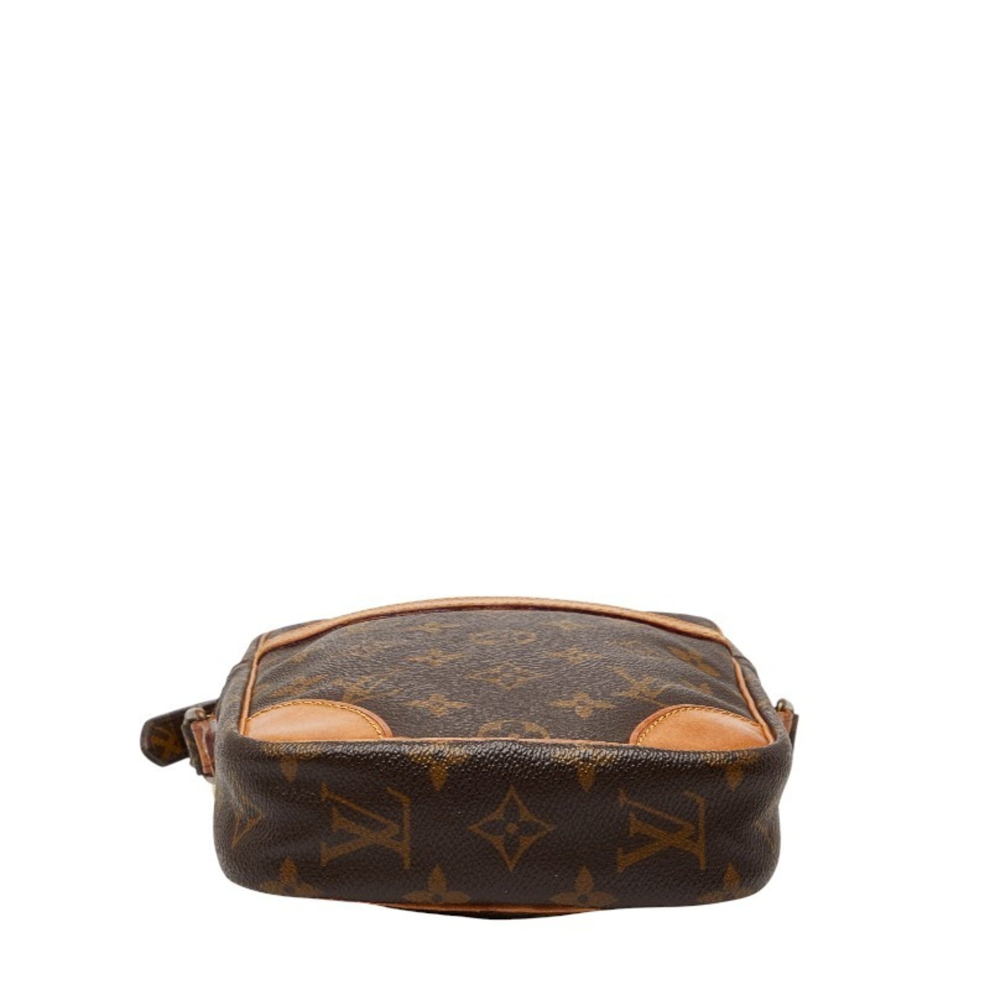 Louis Vuitton Brown Pvc Leather Shoulder Bag