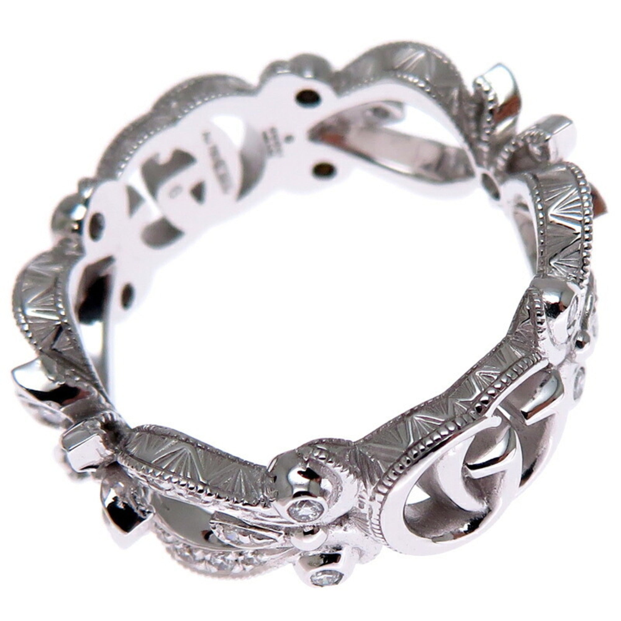 Gucci White Gold (18K) Band Ring (Pre-Owned)