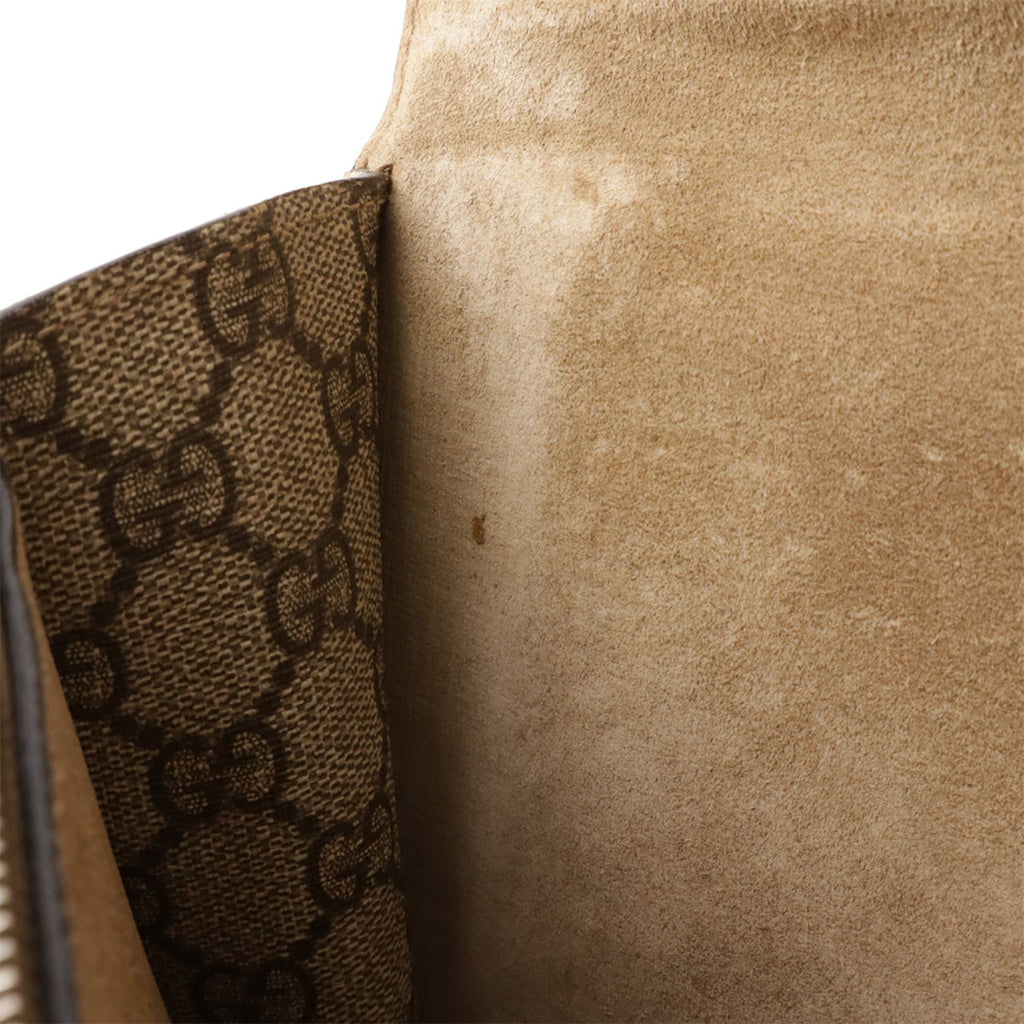 Gucci Beige Gg Supreme Shoulder Bag (Pre-Owned)