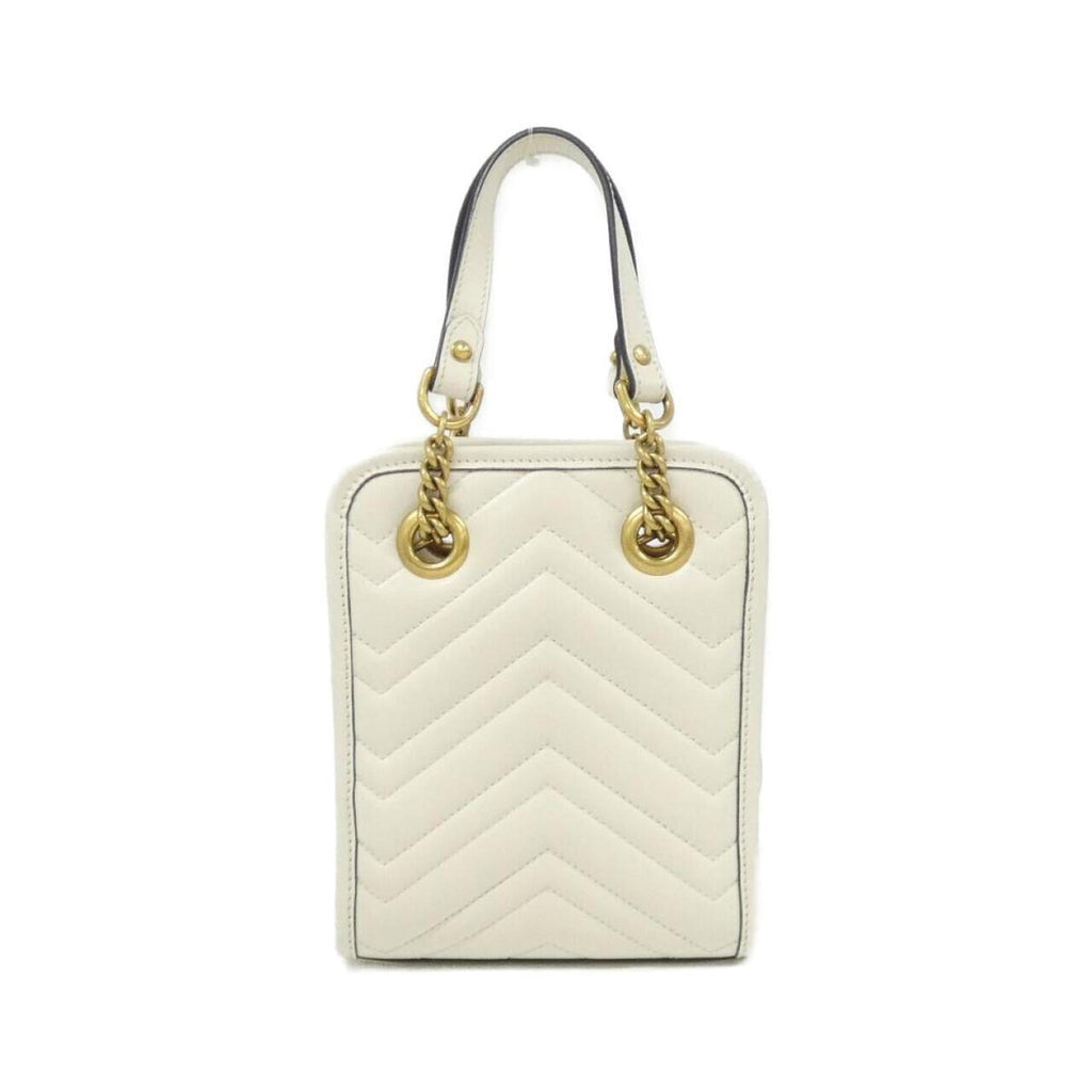 Gucci White Leather Handbag (Pre-Owned)