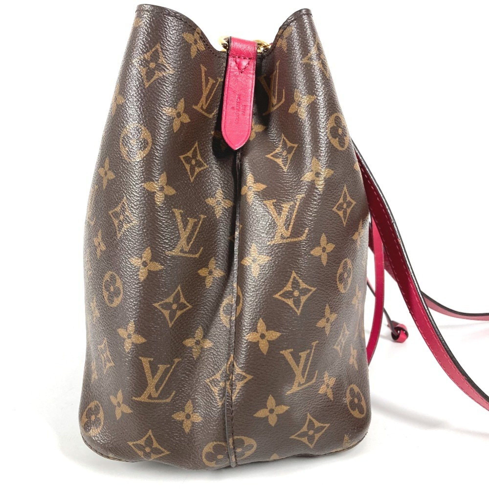 Louis Vuitton Brown Pink Monogram Shoulder Bag