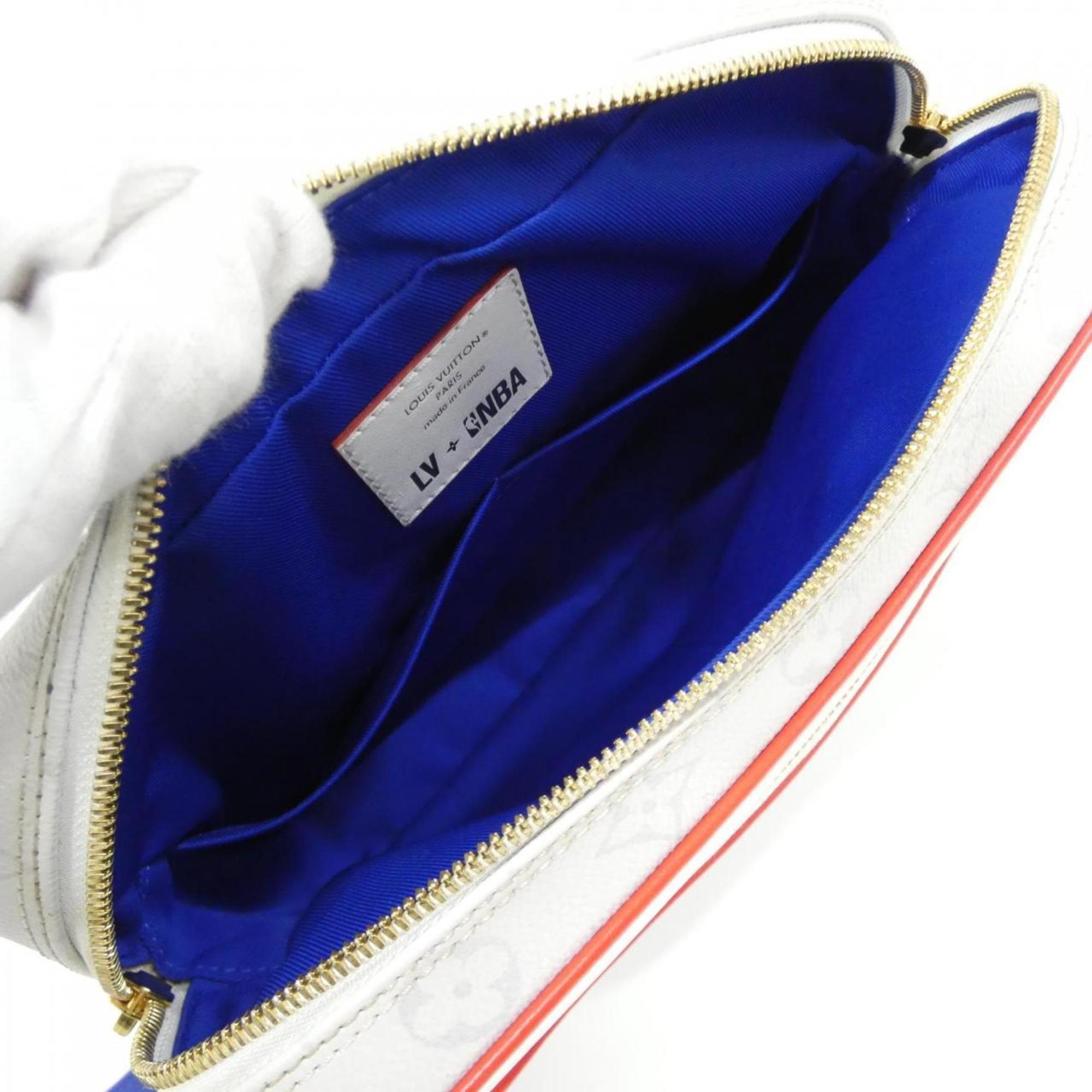 Louis Vuitton Gray Coated Canvas Shoulder Bag