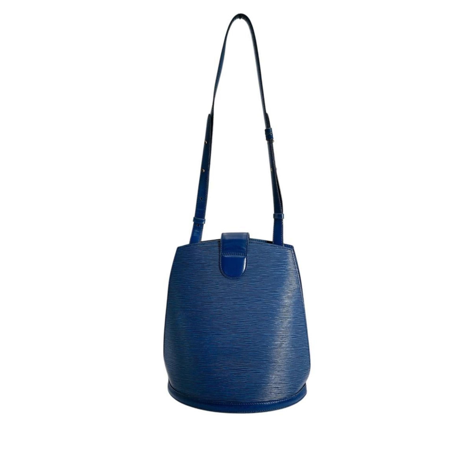 Louis Vuitton Blue Epi Leather Shoulder Bag