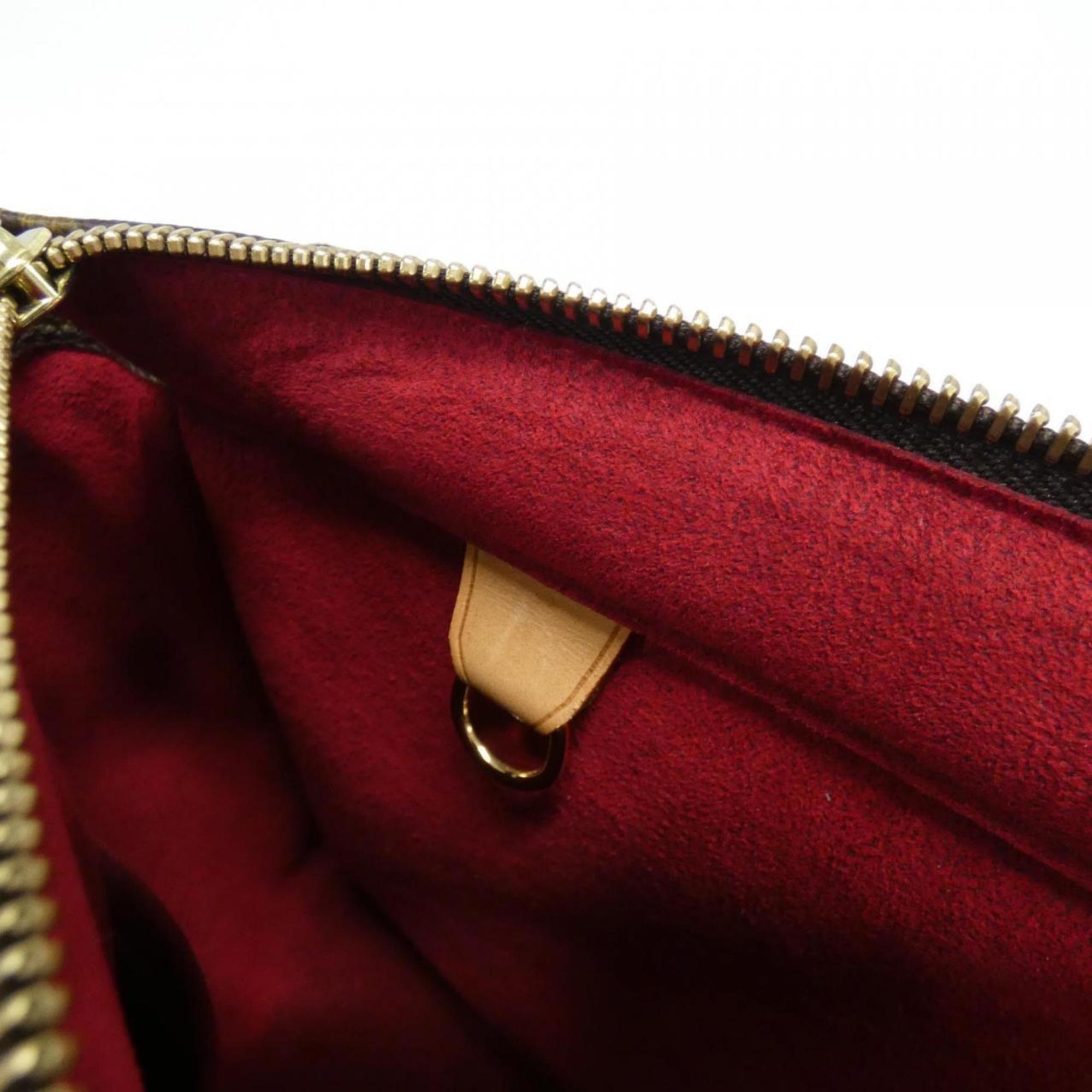 Louis Vuitton Marron Coated Canvas Shoulder Bag