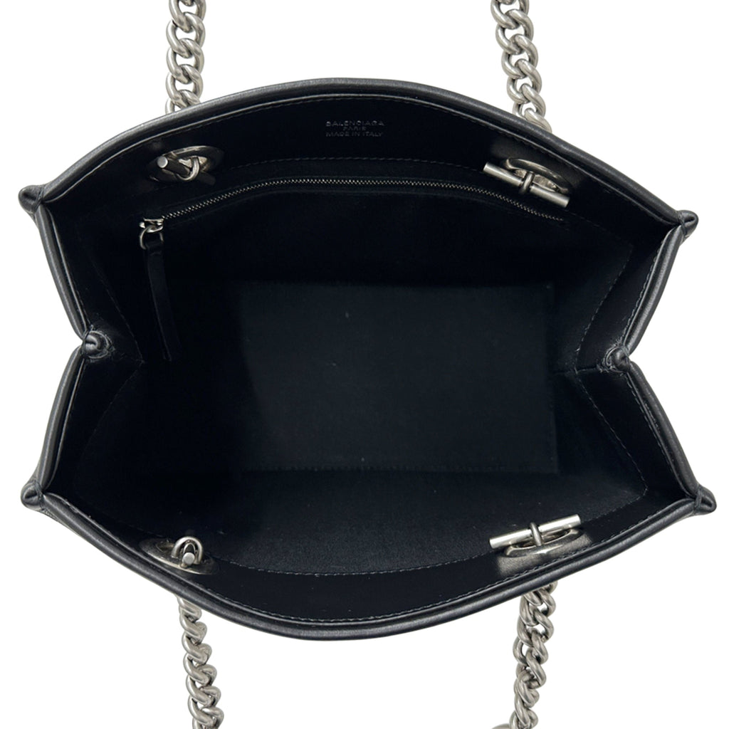 Balenciaga Black Canvas Handbag Shoulder Bag Tote