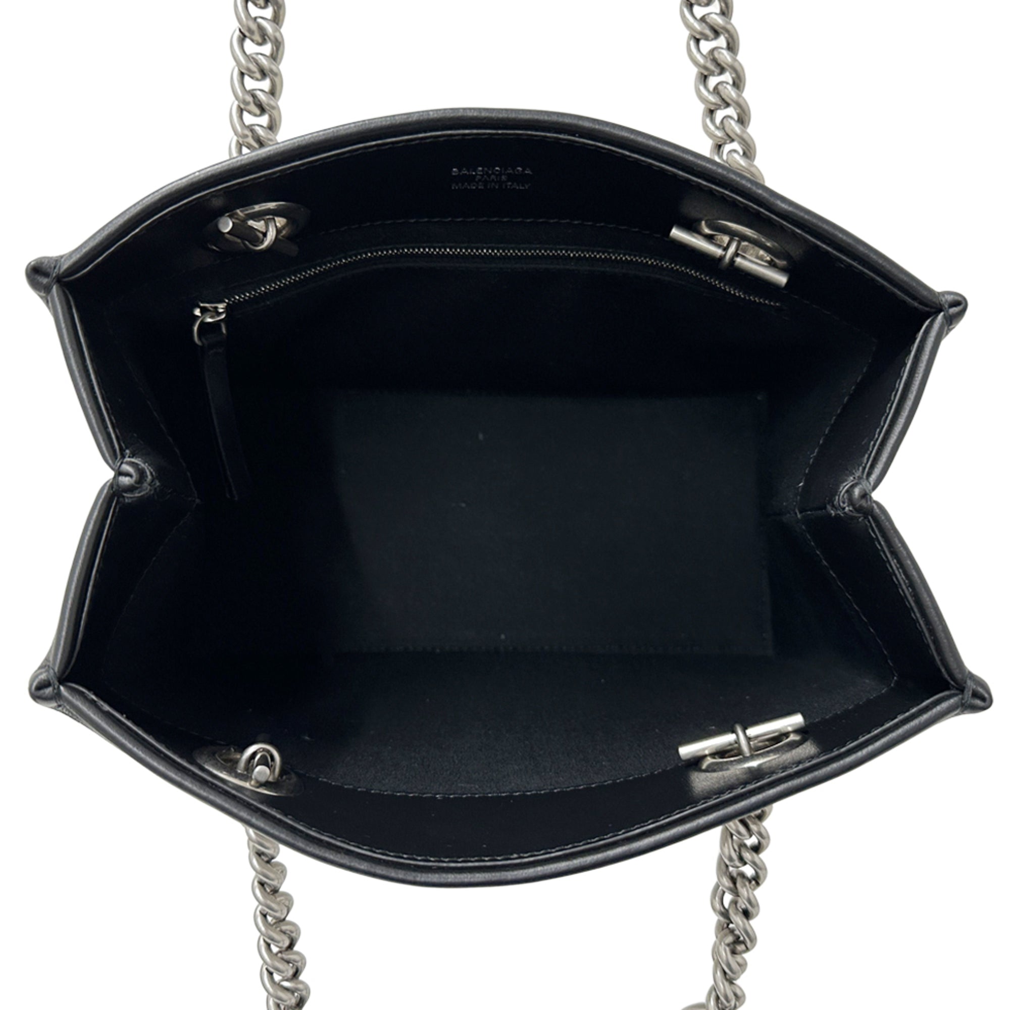 Balenciaga Black Canvas Handbag Shoulder Bag Tote