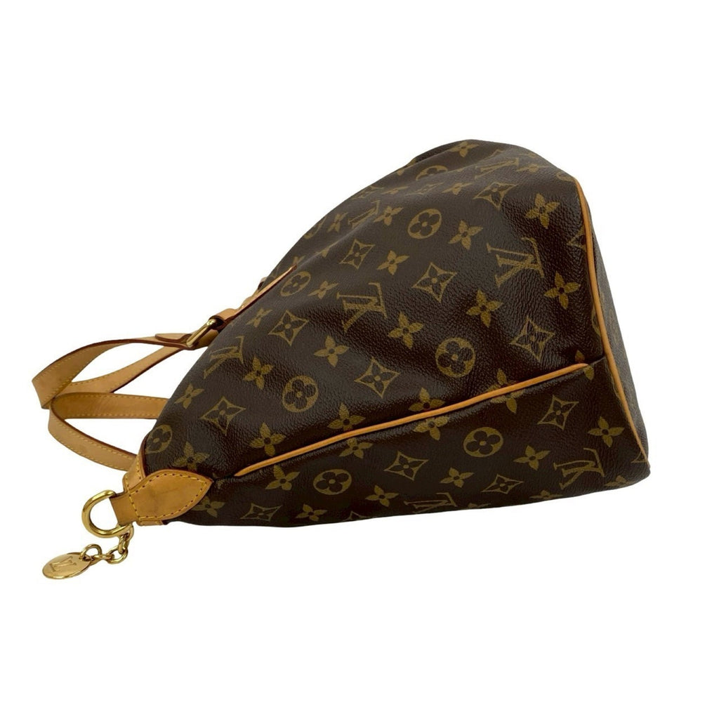 Louis Vuitton Brown Leather Pvc Handbag Shoulder Bag