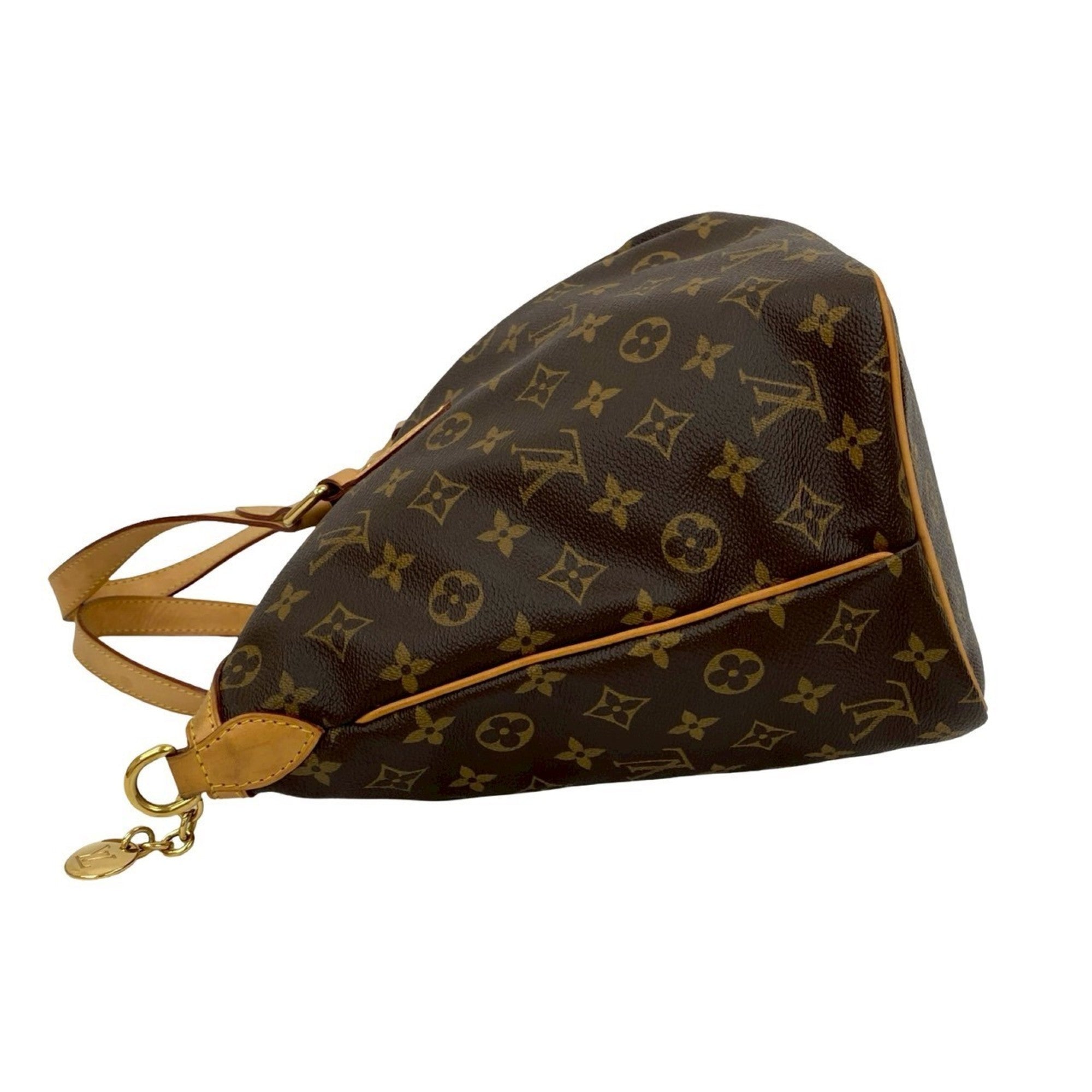 Louis Vuitton Brown Leather Pvc Handbag Shoulder Bag