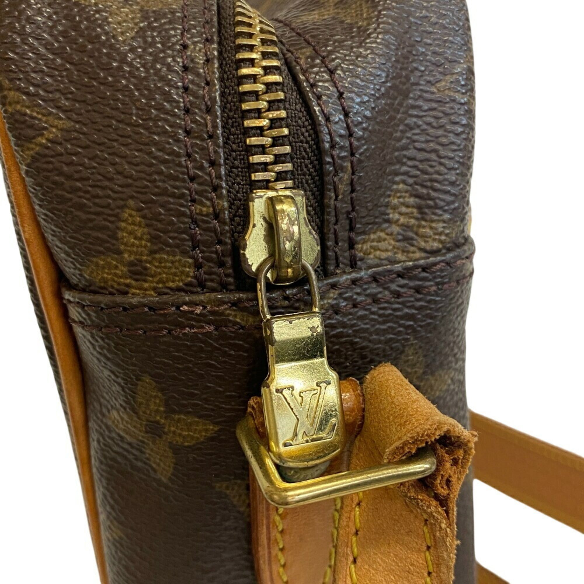 Louis Vuitton Brown Leather Shoulder Bag