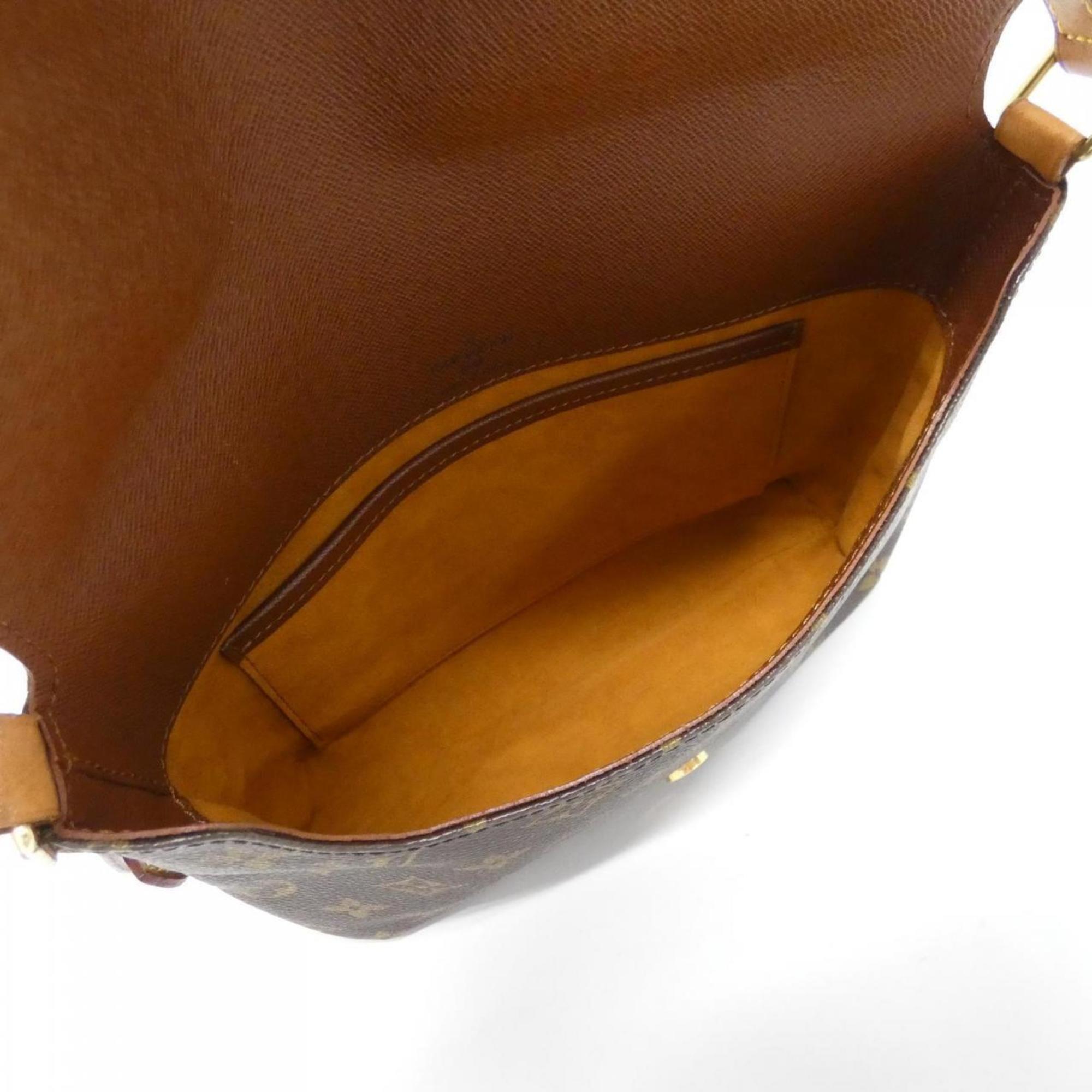 Louis Vuitton Marron Coated Canvas Shoulder Bag