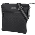 Gucci Black Nylon Leather Shoulder Bag (Pre-Owned)