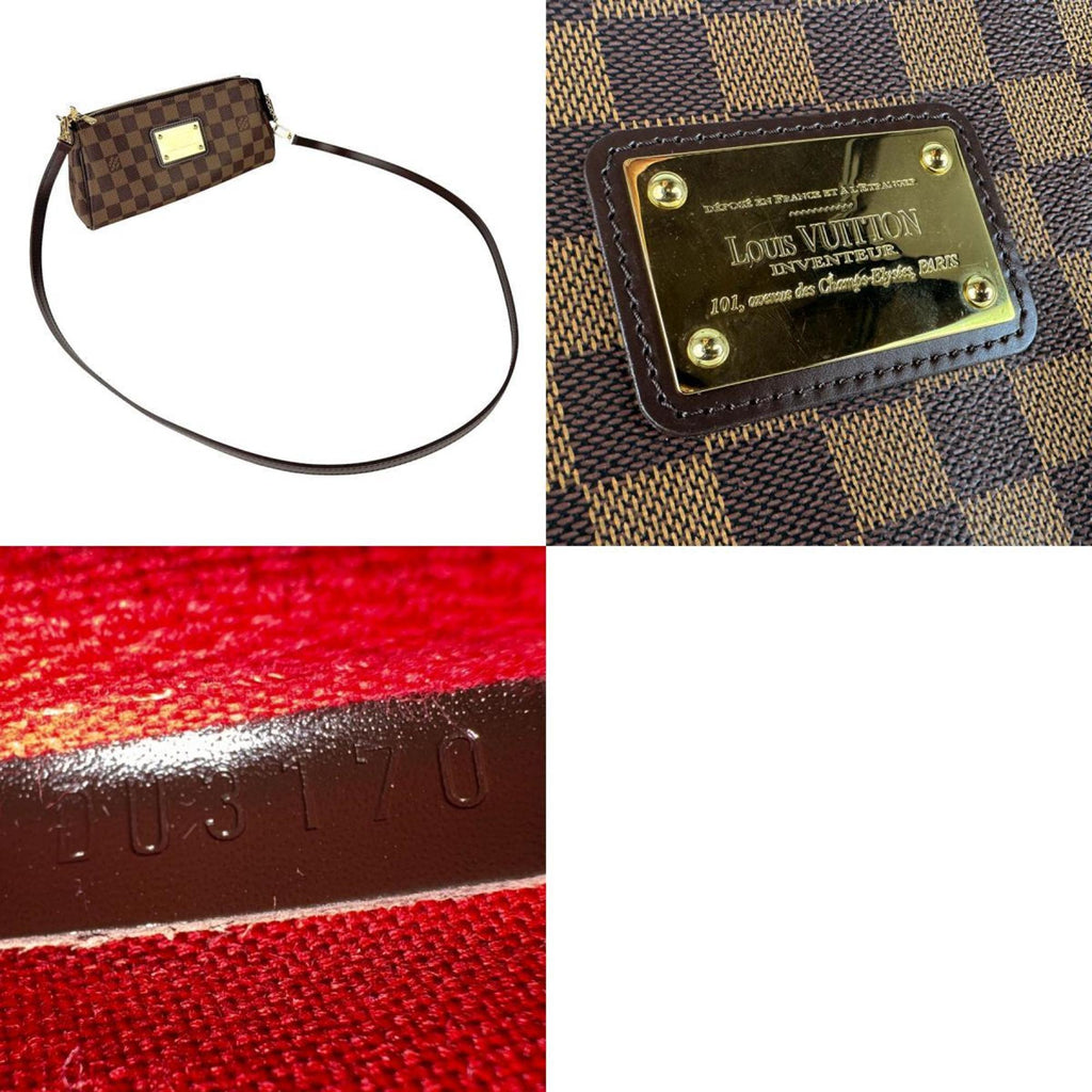 Louis Vuitton Damier Canvas Ebene Damier Canvas Shoulder Bag