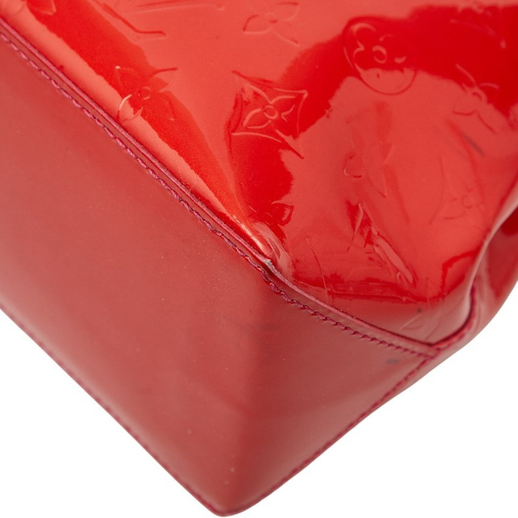 Louis Vuitton Pomme D'amour Red Color Patent Leather Handbag