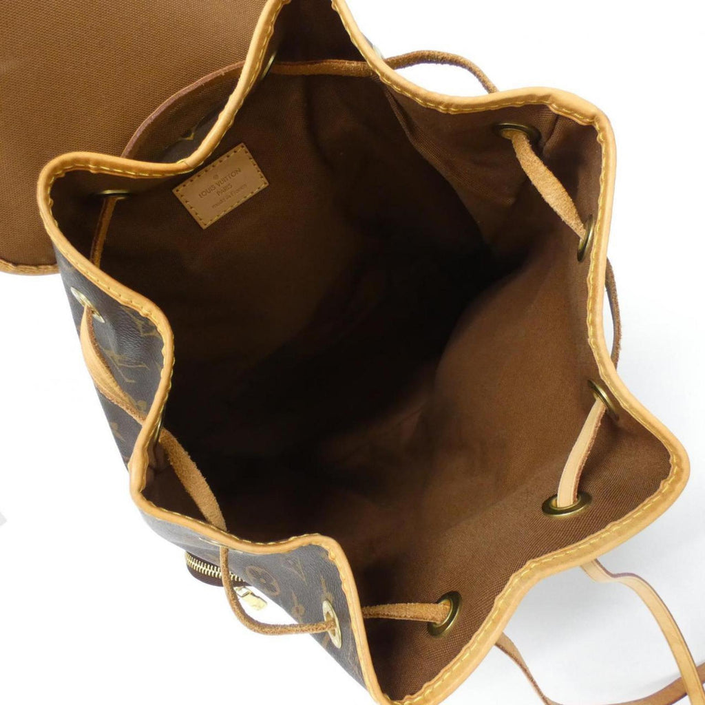 Louis Vuitton Monogram Marron Coated Canvas Backpack