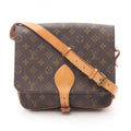Louis Vuitton Brown Coated Canvas Pvc Monogram Leather Handbag Shoulder Bag