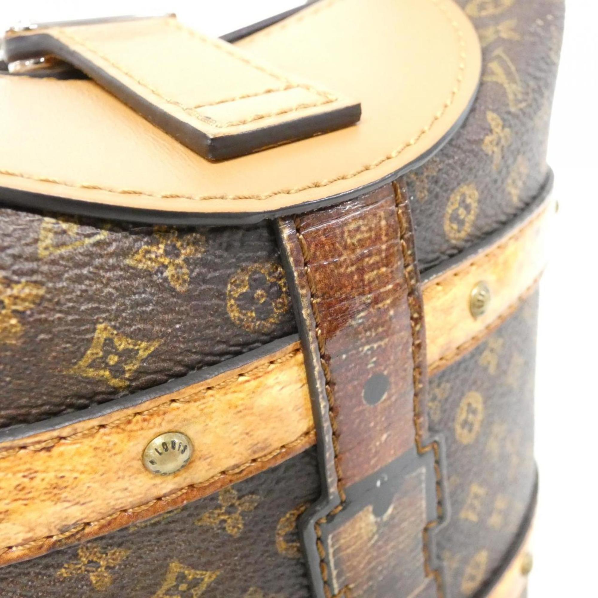 Louis Vuitton Monogram Trompe L'oeil Marron Coated Canvas Handbag