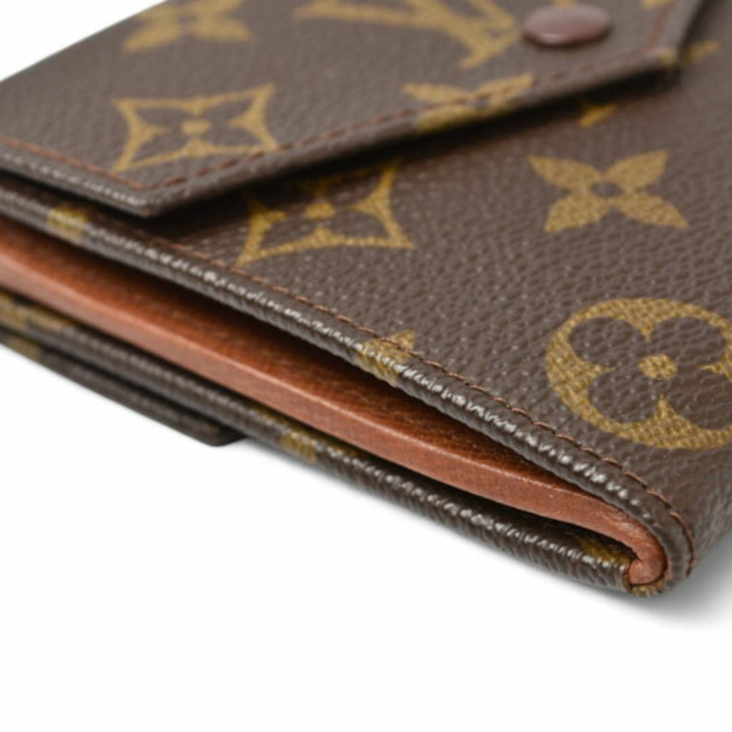 Louis Vuitton Brown Coated Canvas Wallet