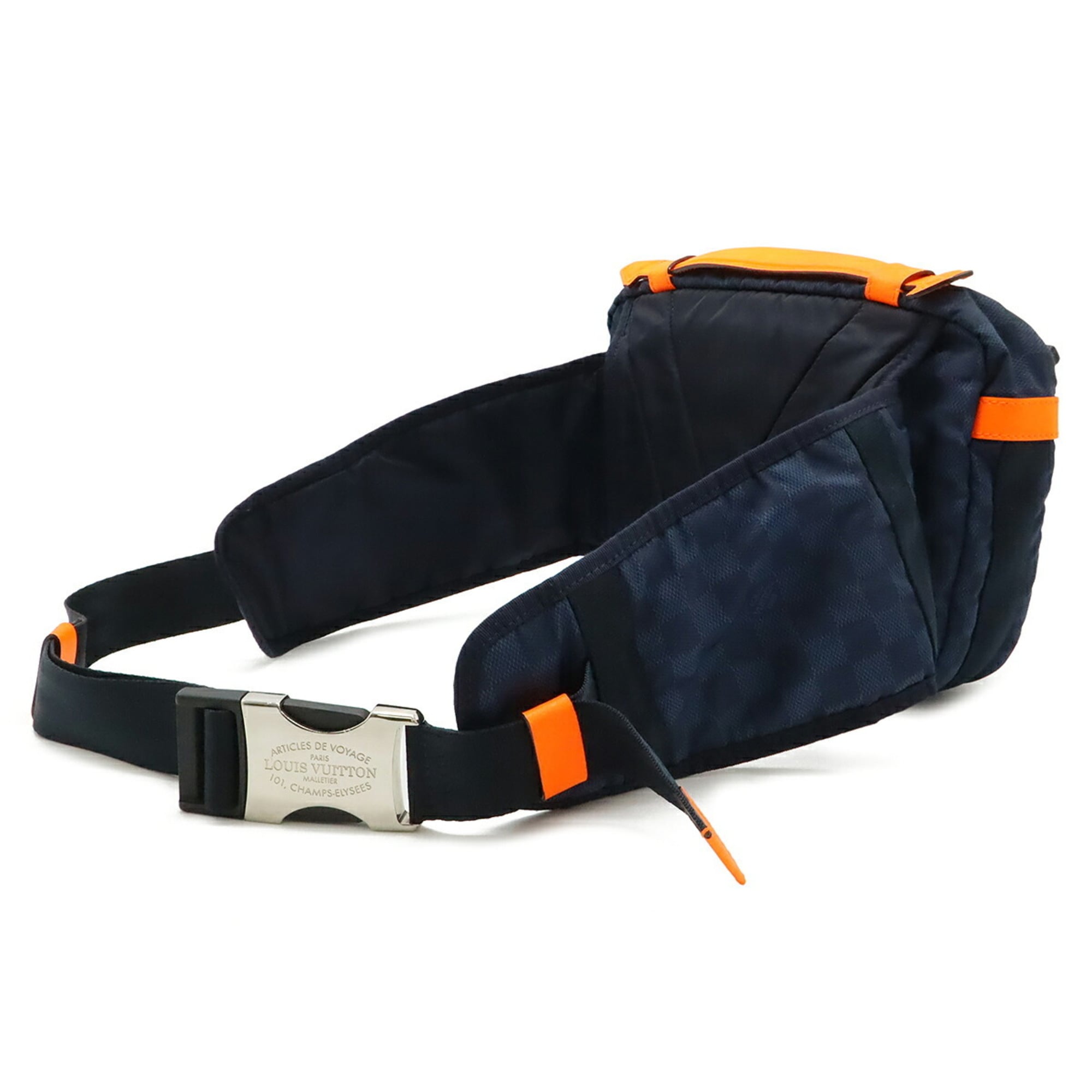 Louis Vuitton Navy Orange Nylon Fanny Pack