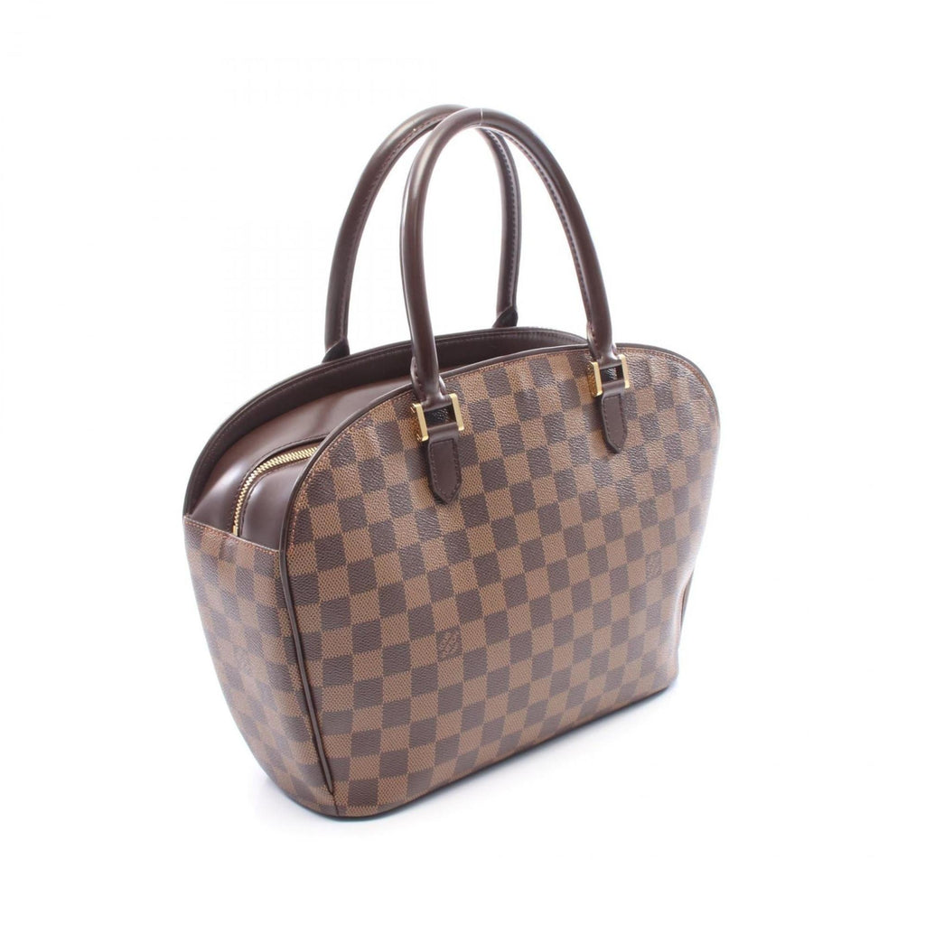 Louis Vuitton Brown Damier Canvas Coated Canvas Leather Handbag