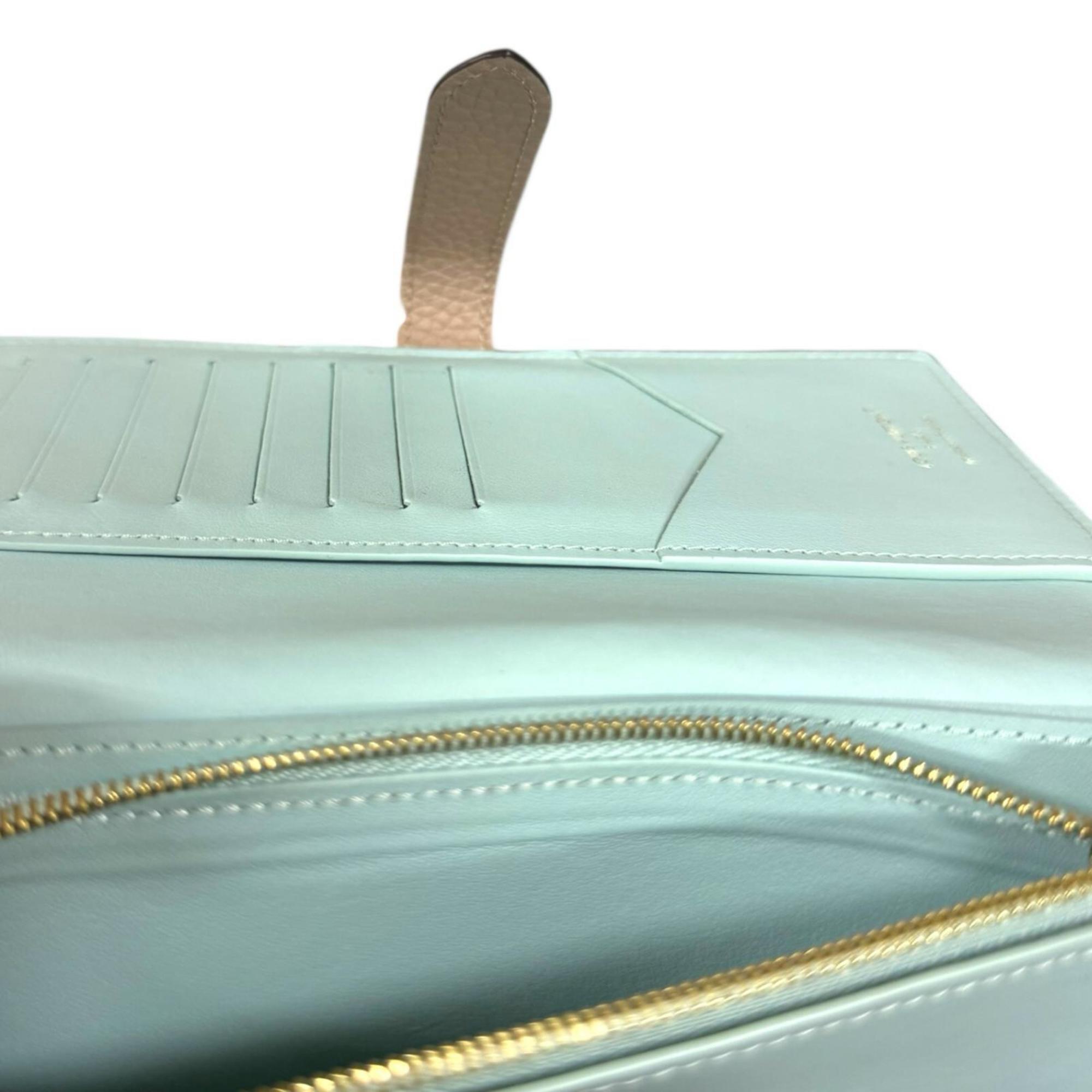Louis Vuitton Beige Galle Leather Long Wallet