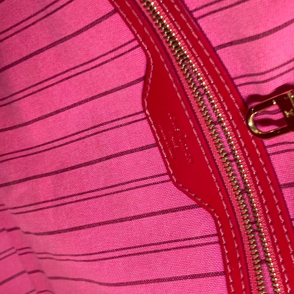 Louis Vuitton Pink Pvc Leather Shoulder Bag Tote Bag