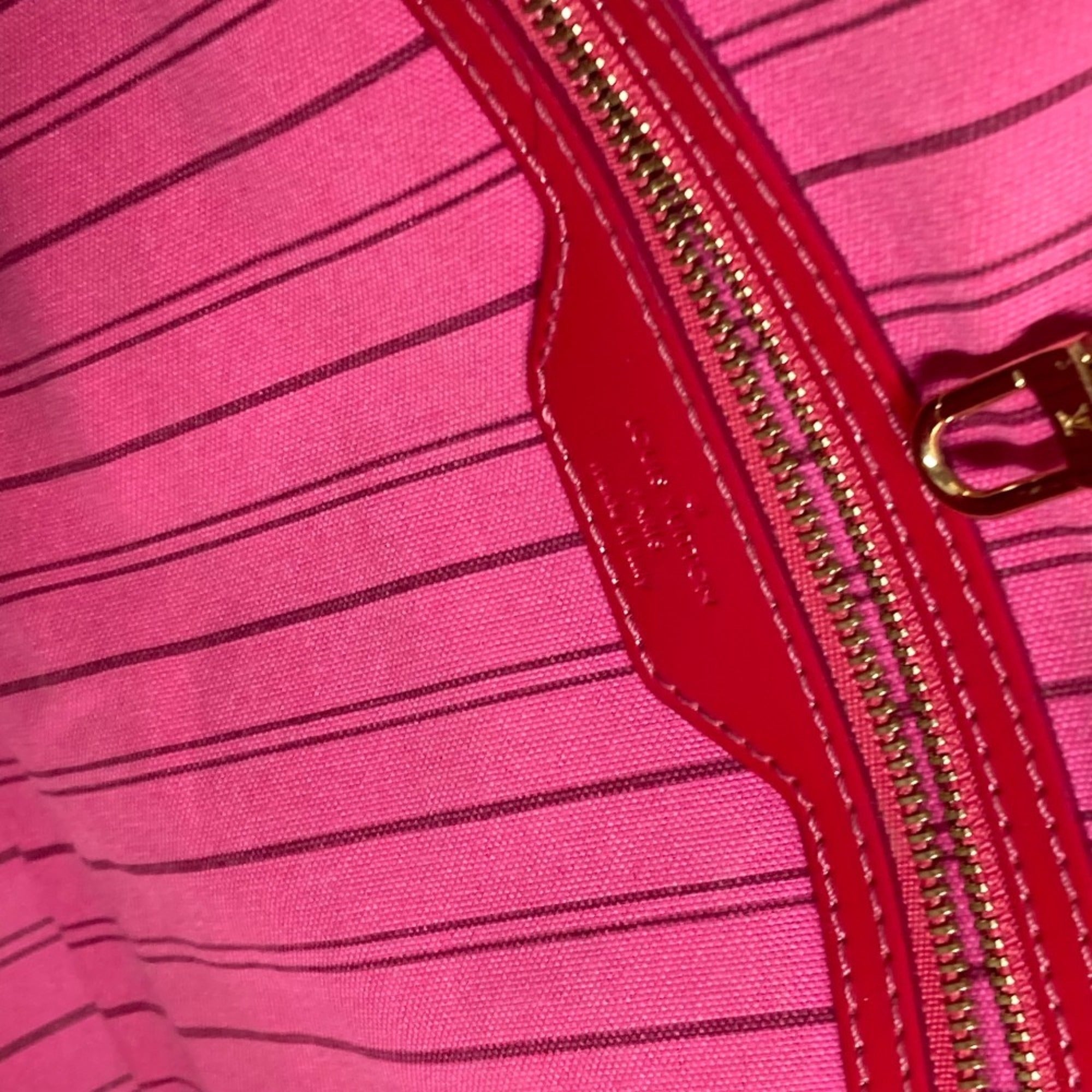 Louis Vuitton Pink Pvc Leather Shoulder Bag Tote Bag