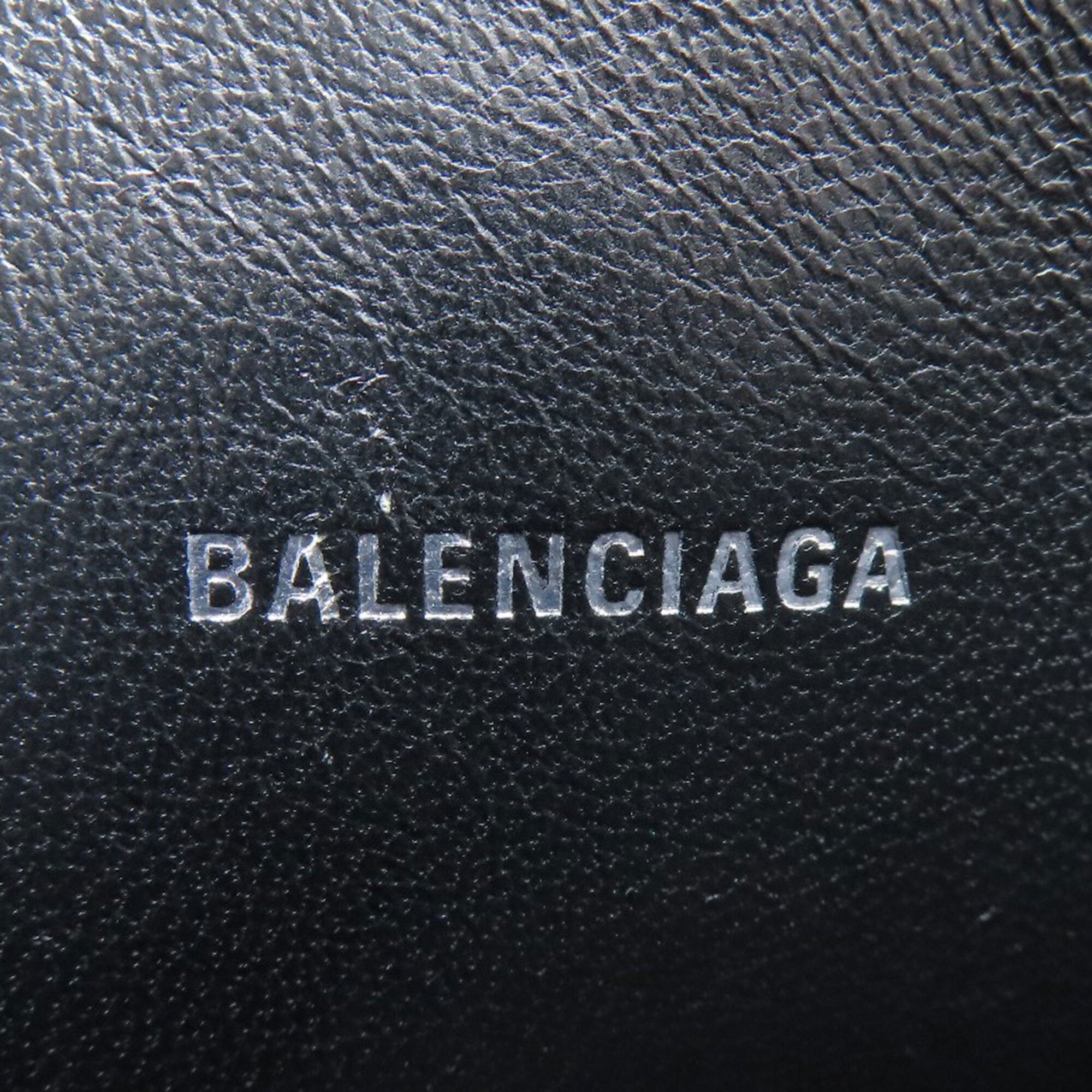 Balenciaga Black Leather Pouch