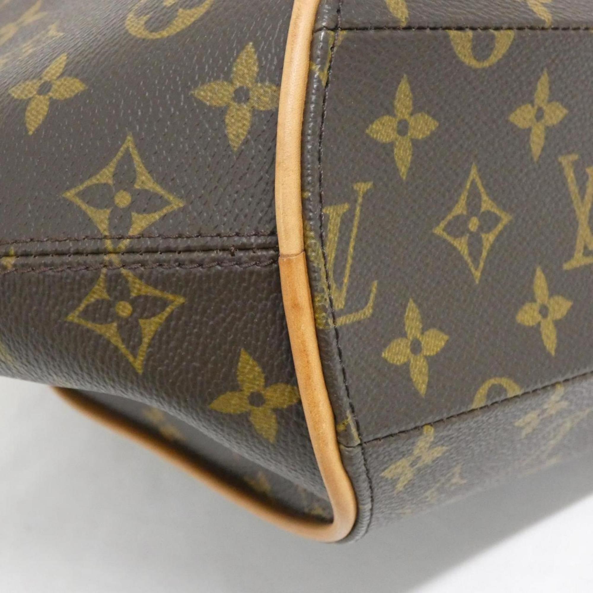 Louis Vuitton Marron Coated Canvas Handbag