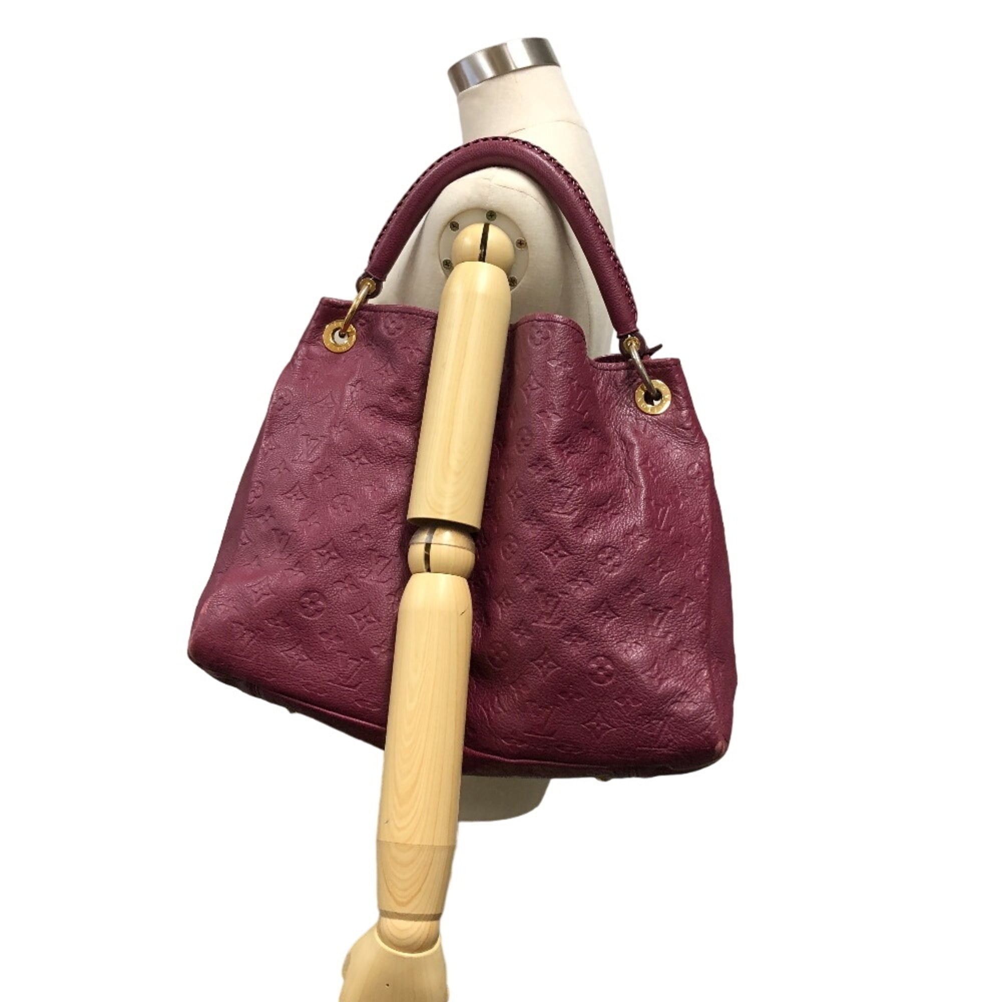 Louis Vuitton Monogram Empreinte Purple Leather Handbag