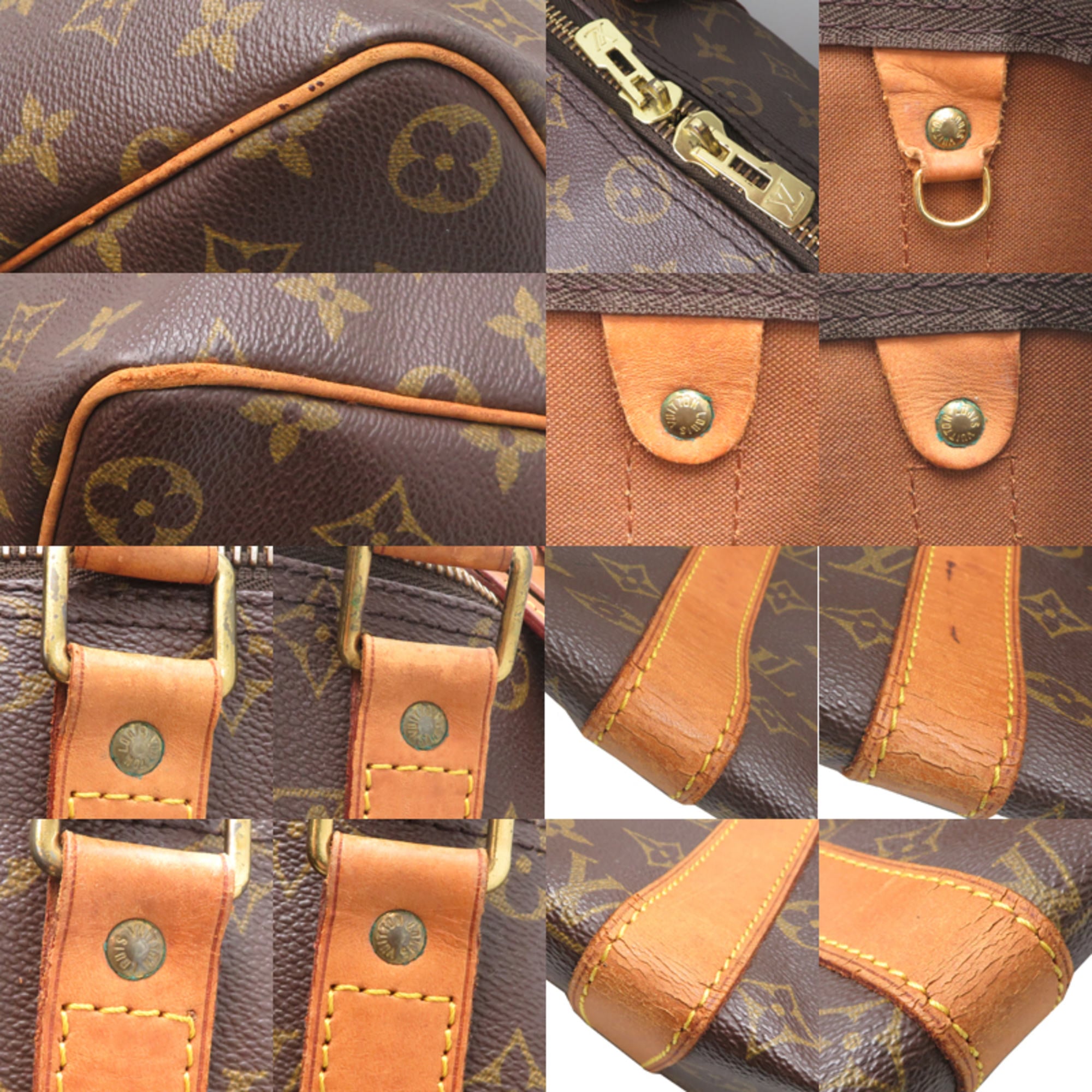 Louis Vuitton Brown Monogram Boston Bag