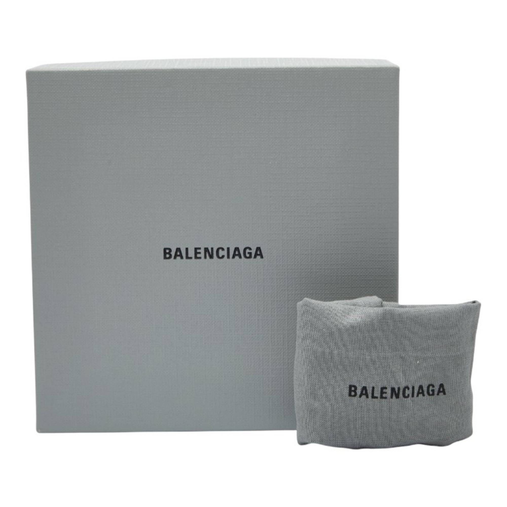 Balenciaga Gray Leather Wallet (Bi-Fold)