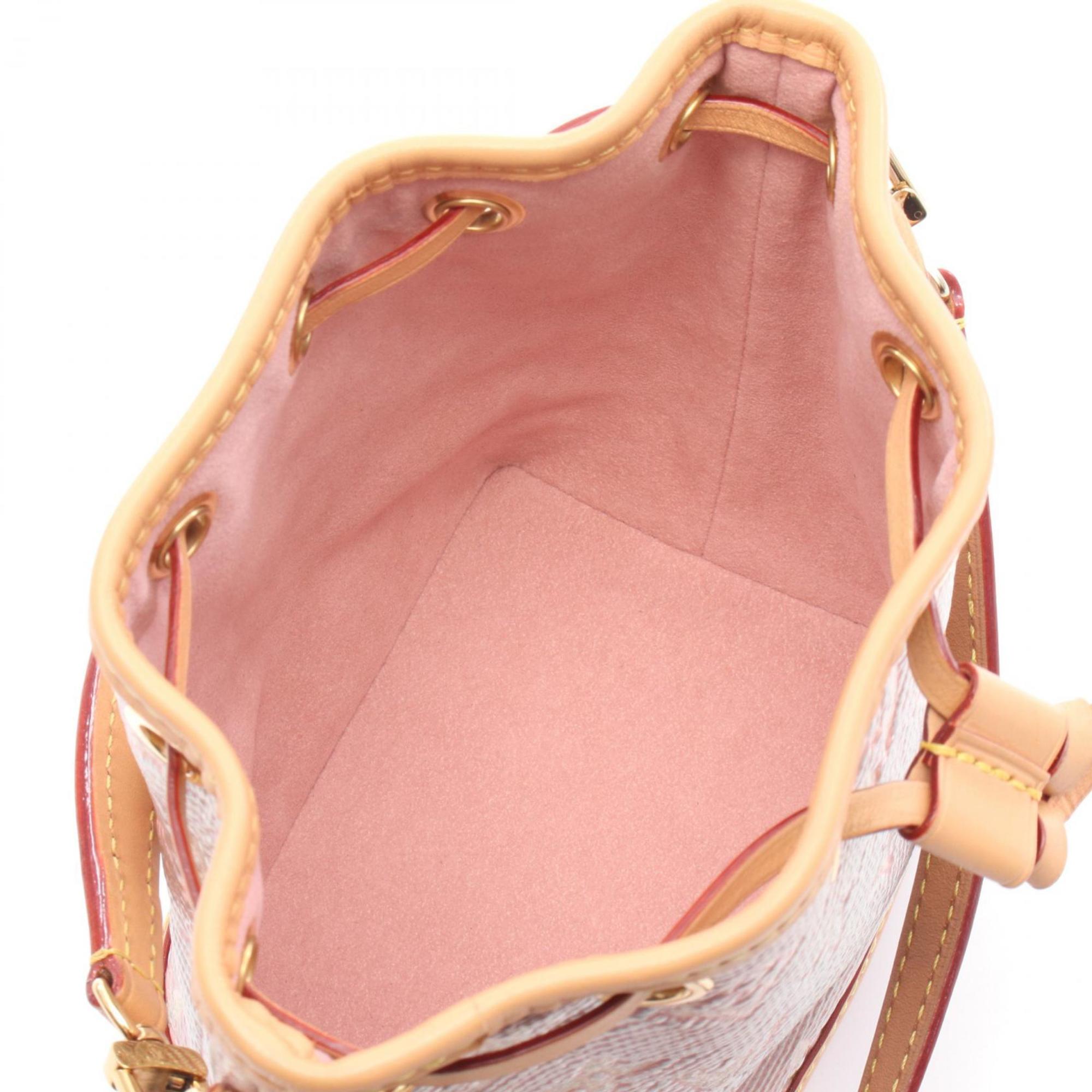 Louis Vuitton Brown Pink Monogram Leather Jacquard Handbag