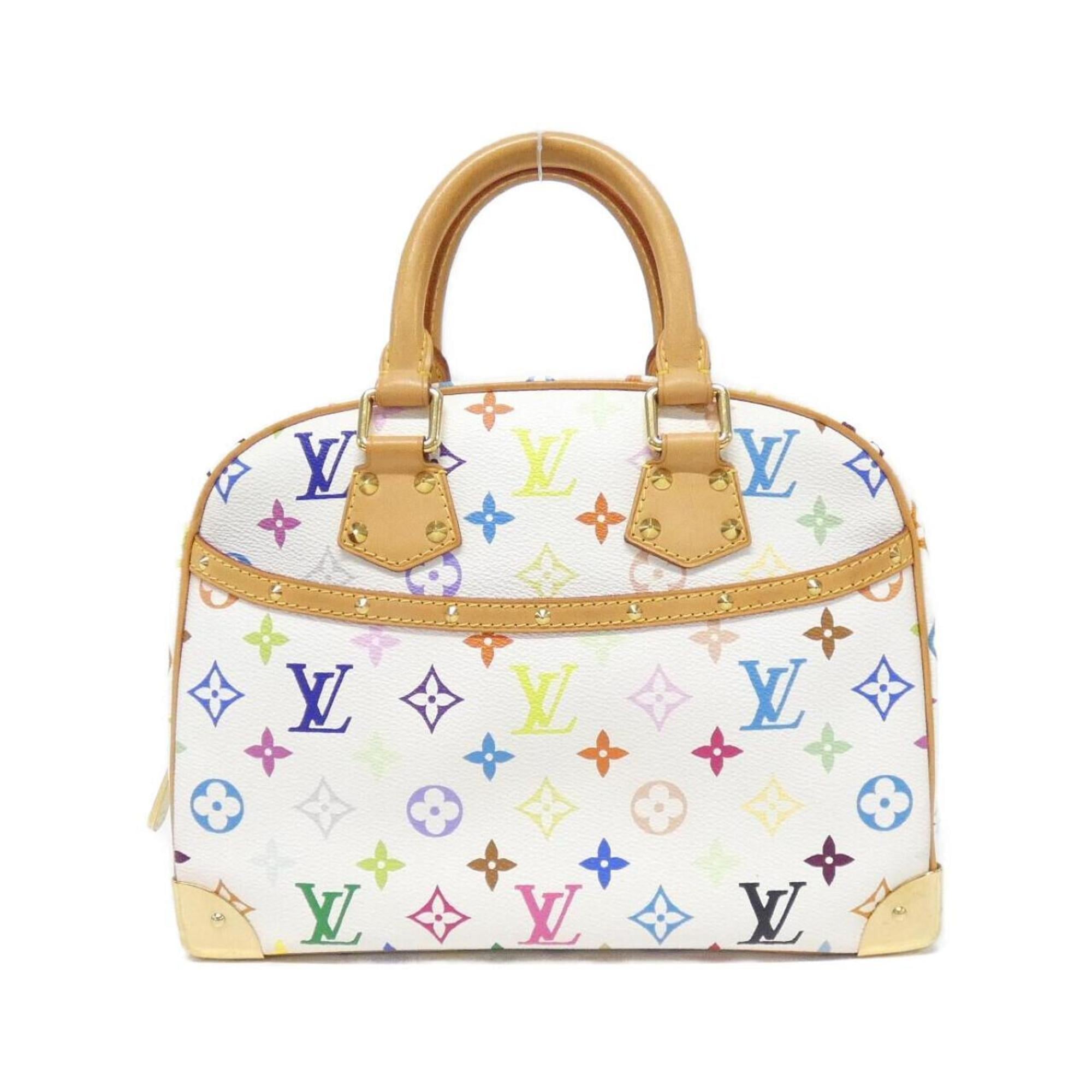 Louis Vuitton White Coated Canvas Handbag