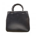 Gucci Black Leather Handbag (Pre-Owned)